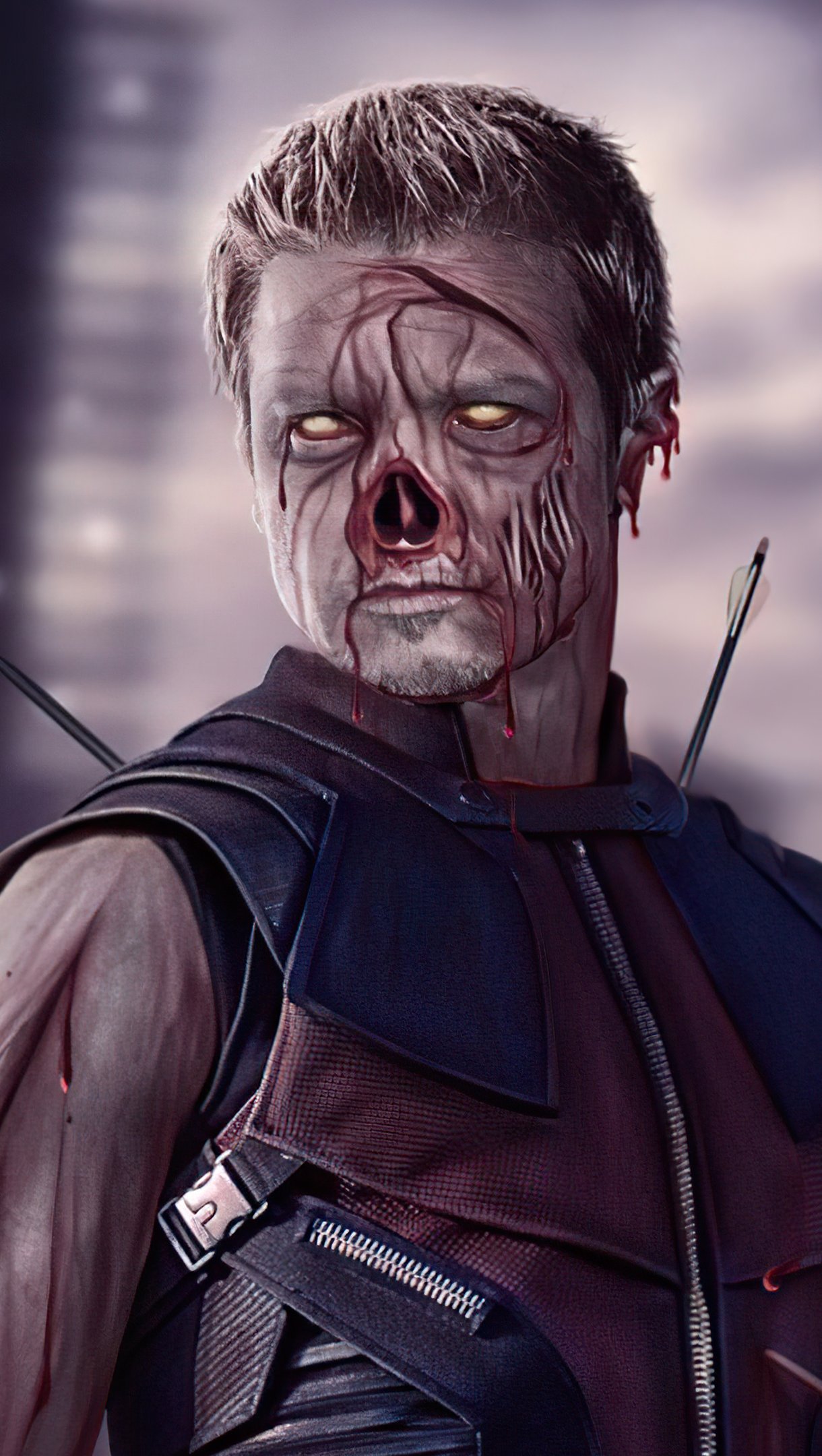 Hawkeye Zombie Que pasaria si