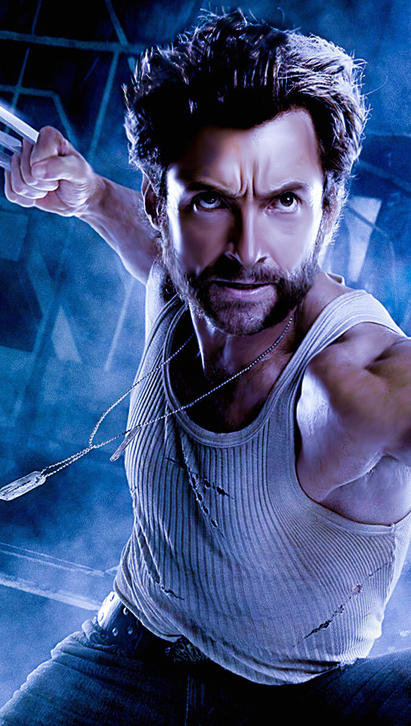 Hugh Jackman como Wolverine arte digital