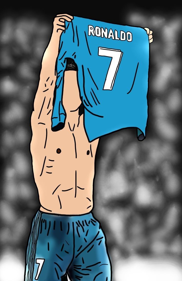 Ilustracion Cristiano Ronaldo