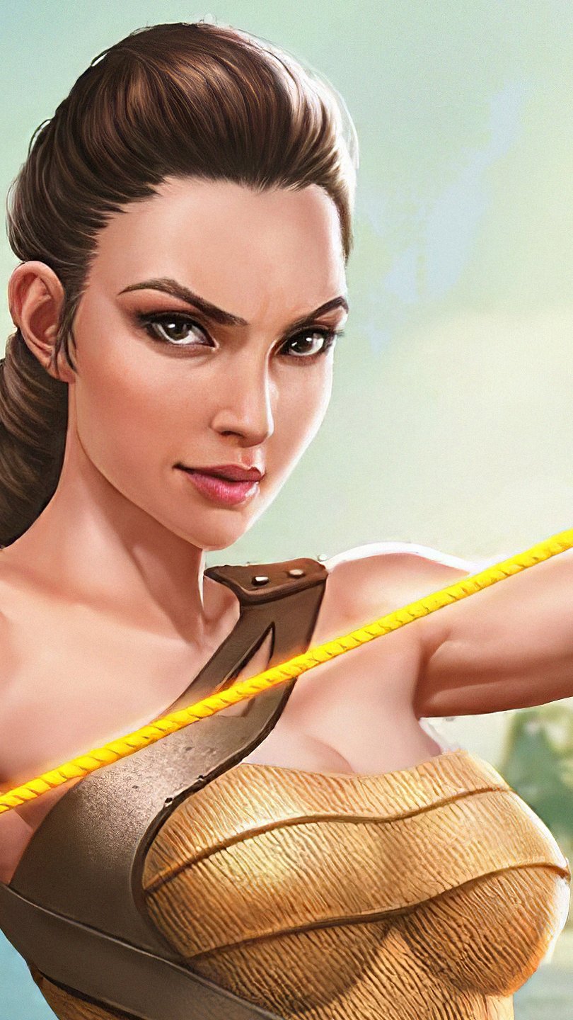 Ilustración de Gal Gadot como La mujer maravilla