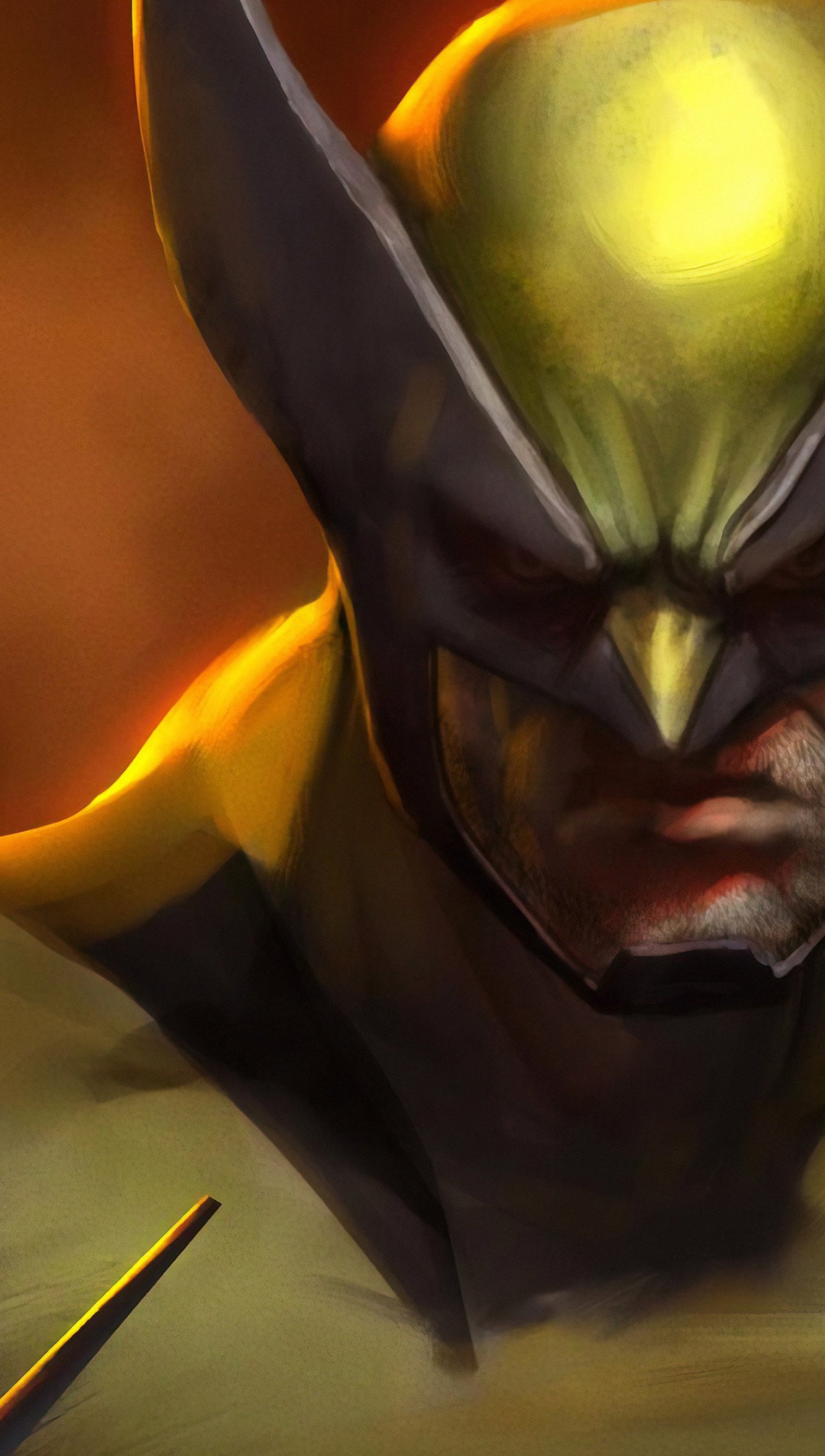 Ilustración digital de Wolverine