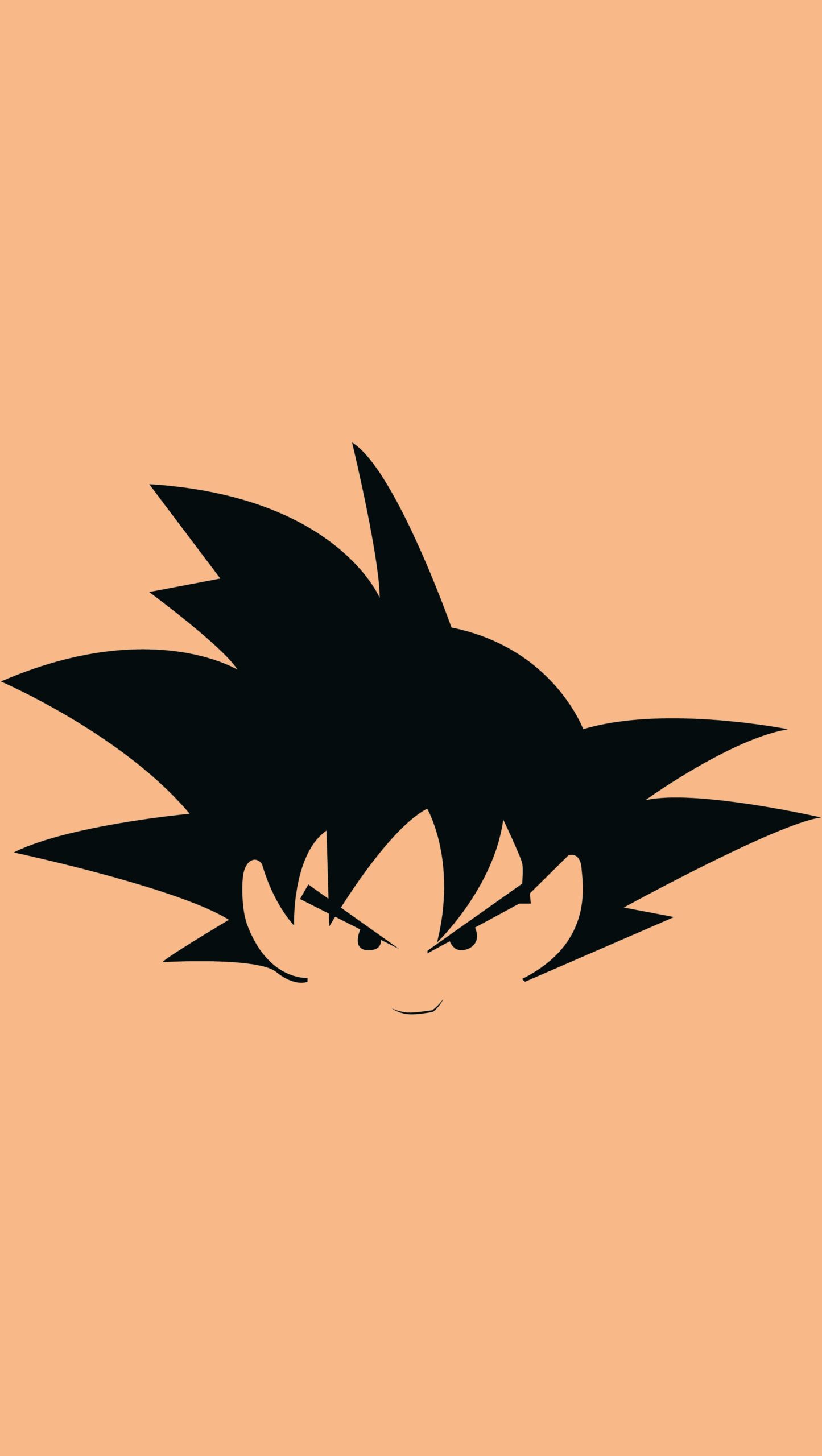 Ilustración minimalista de Goku