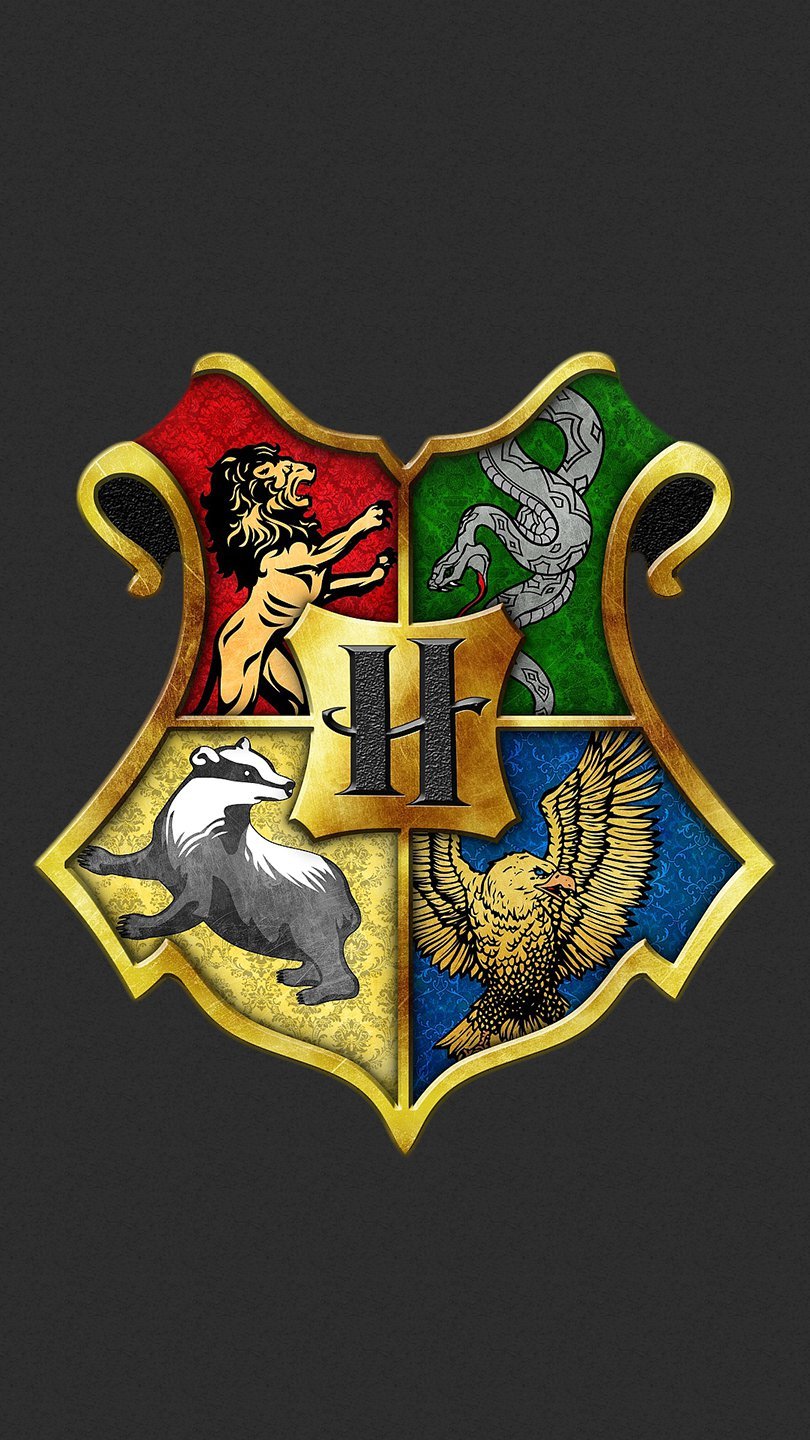 Insignias de Harry Potter: Gryffindor, Slytherin, Hufflepuff y Ravenclaw