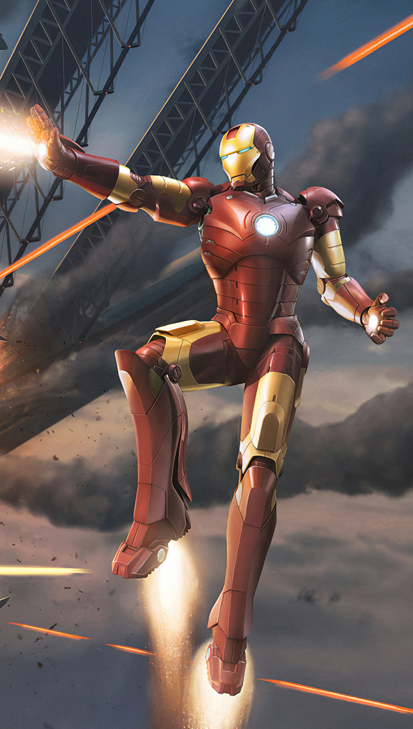 Iron Man en batalla