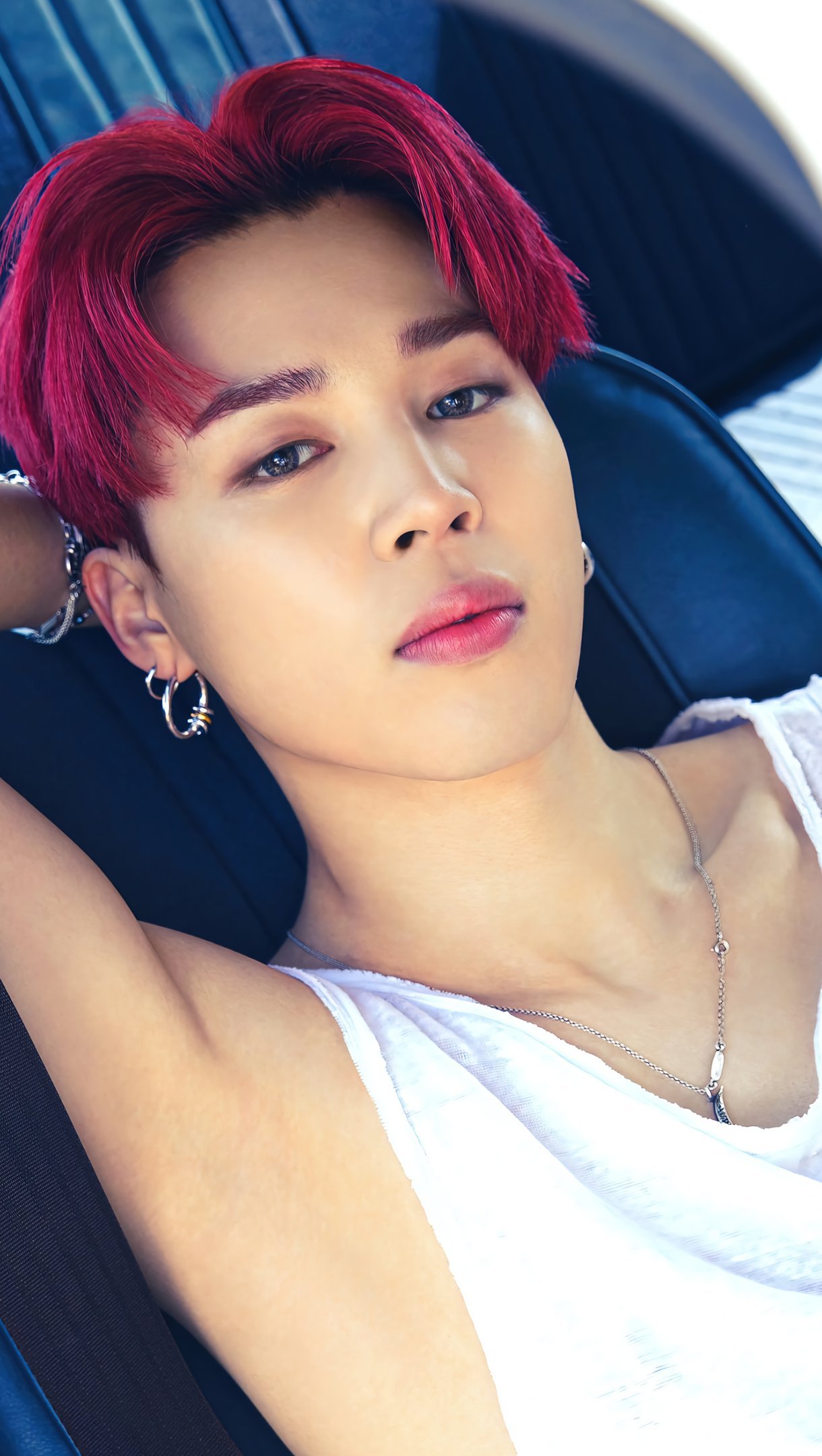 Jimin en carro Butter