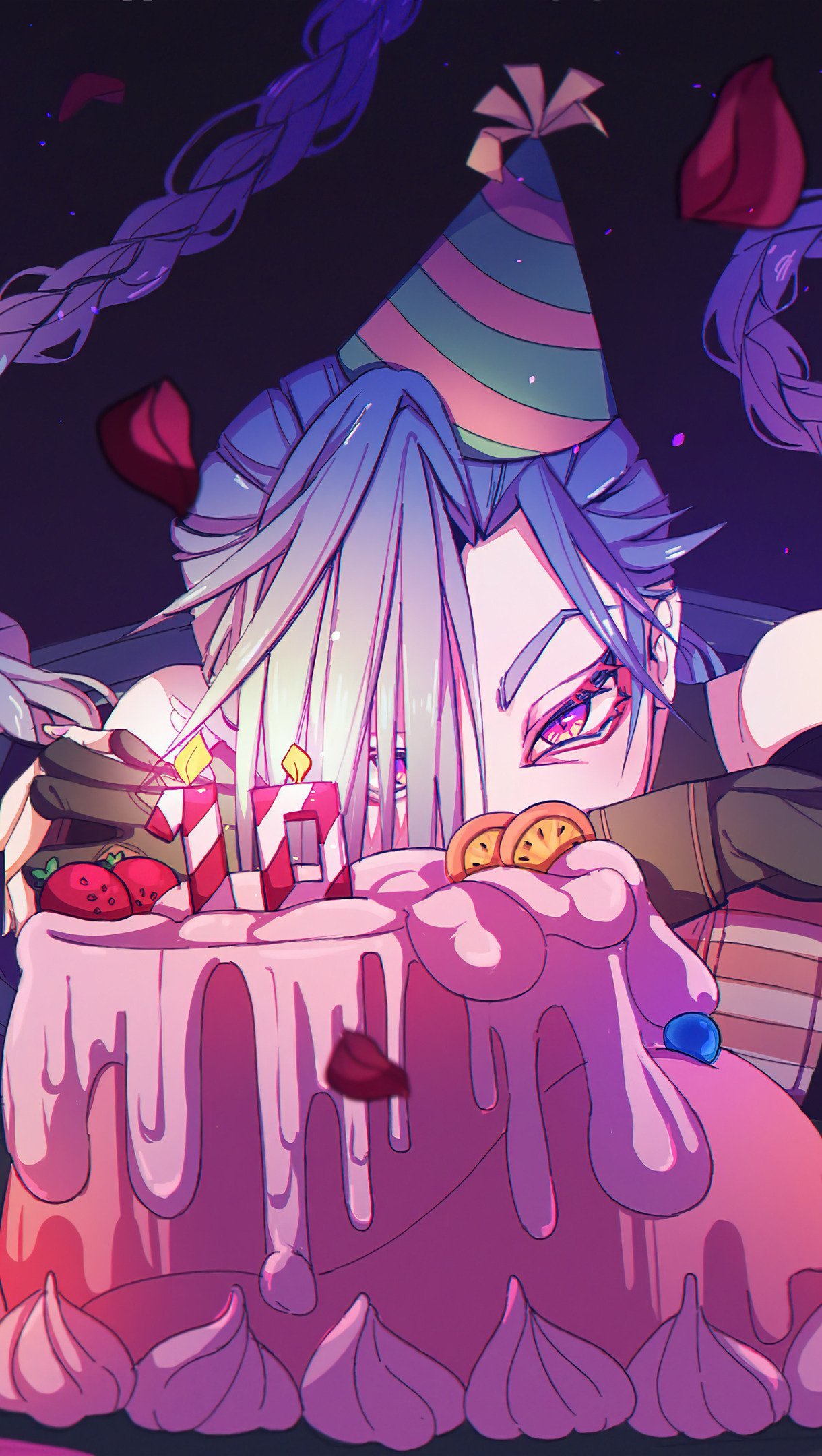 Jinx Cumpleaños League of Legends - Fondo De Pantalla Para Móvil Gratis