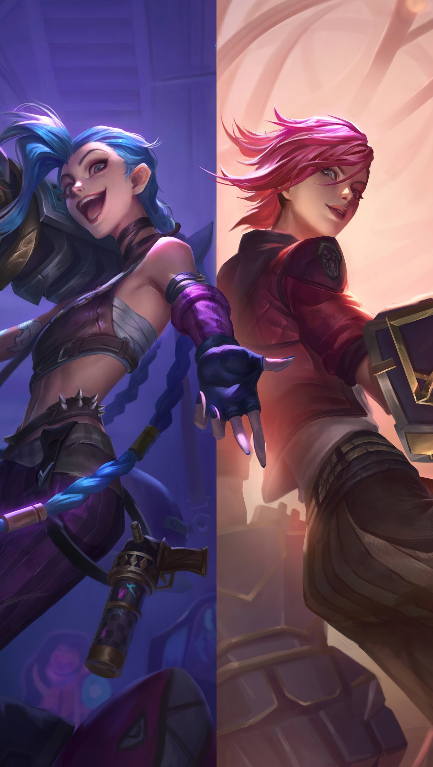 Jinx y Vi League of Legends