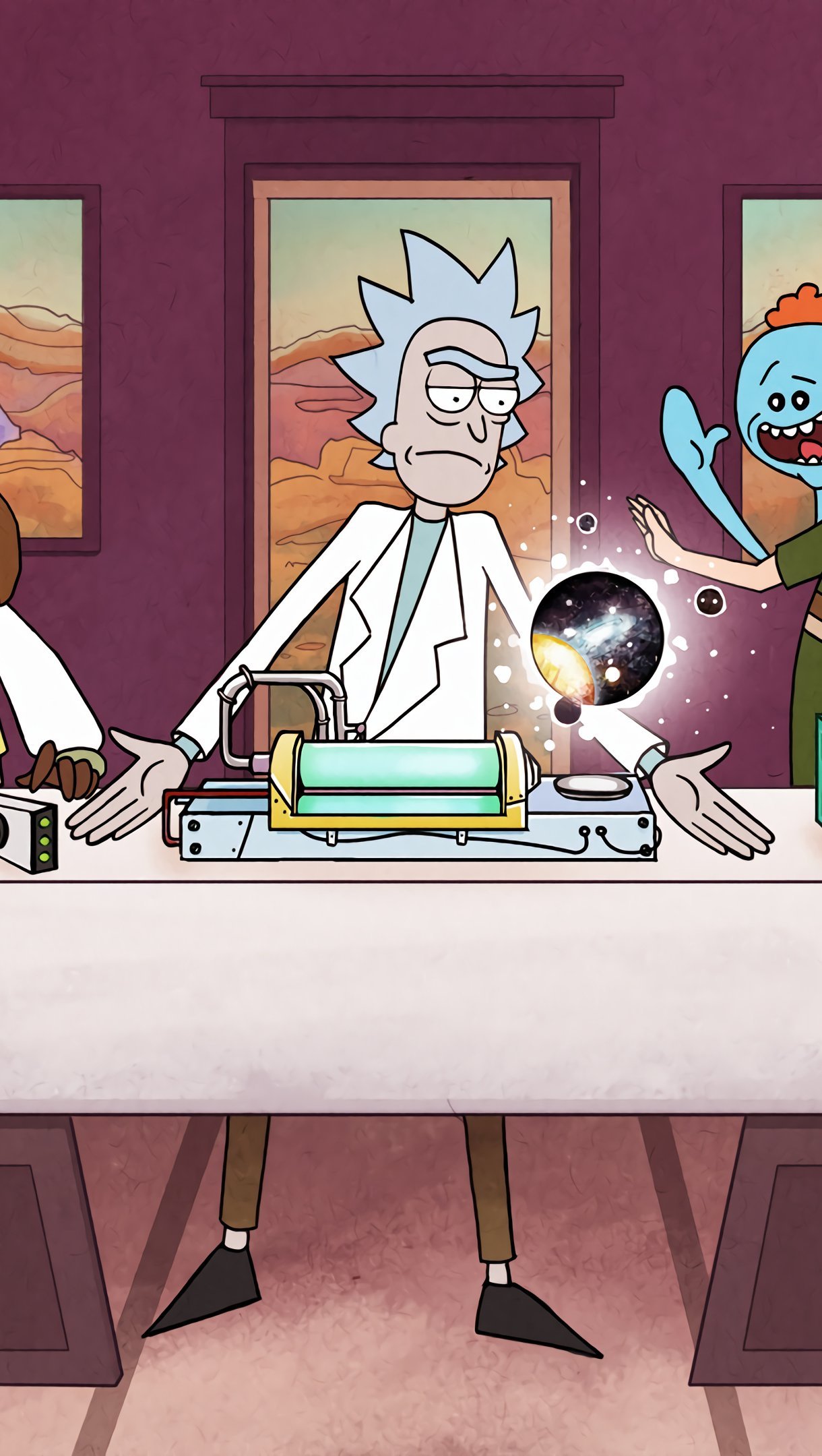 La ultima cena de Rick y Morty