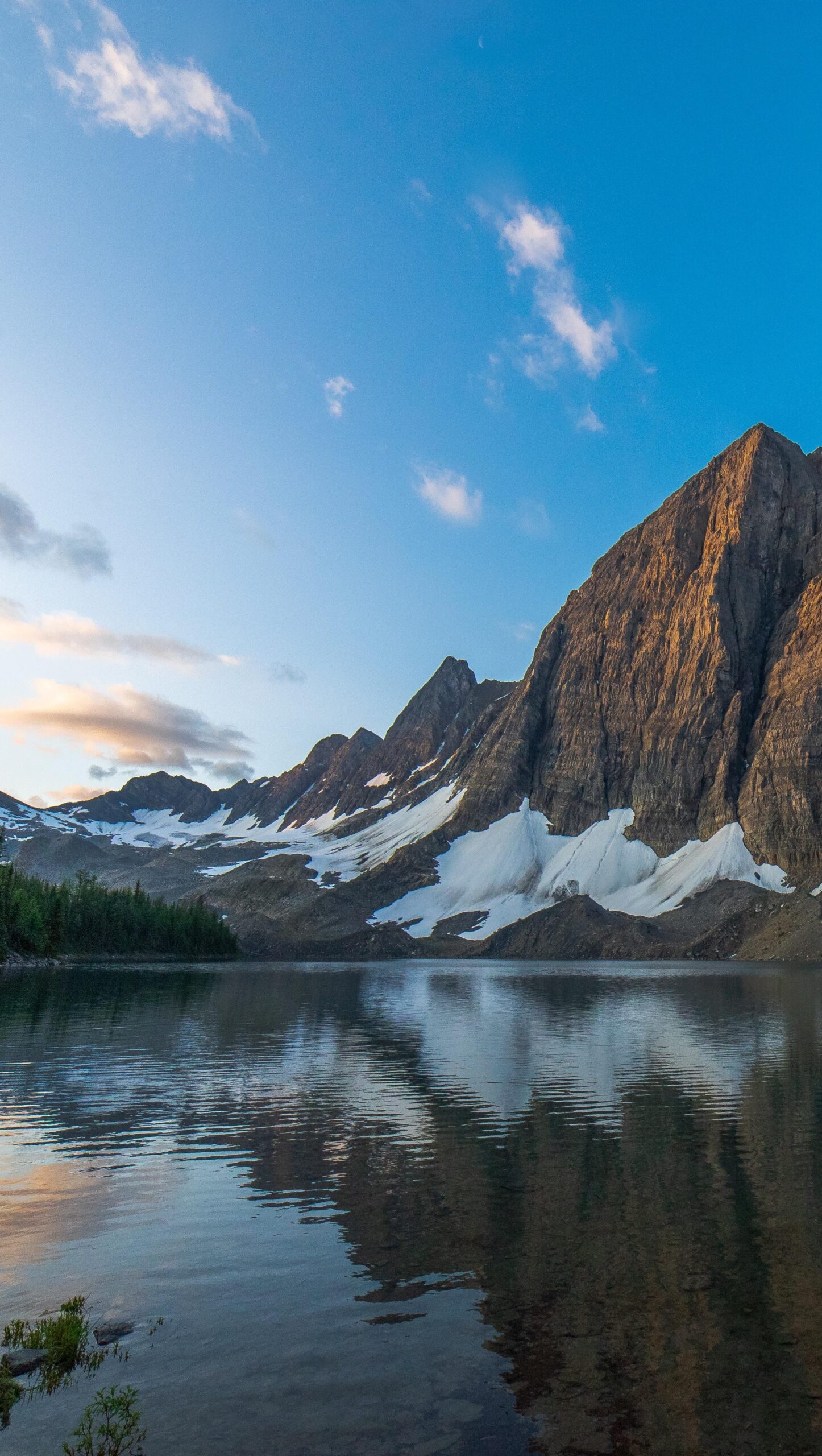 Lago Floe en Columbia Británica