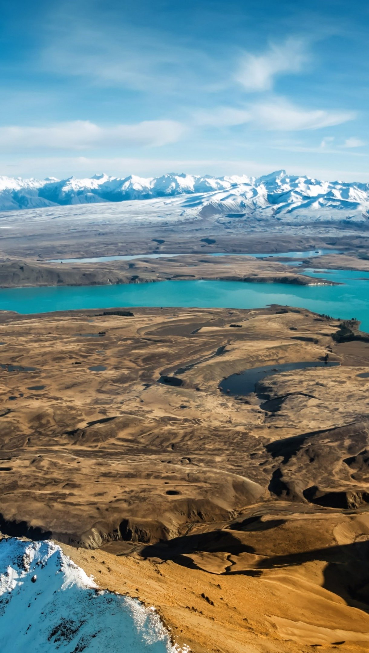 Lake Tekapo en Isla Sur de Nueva Zelanda