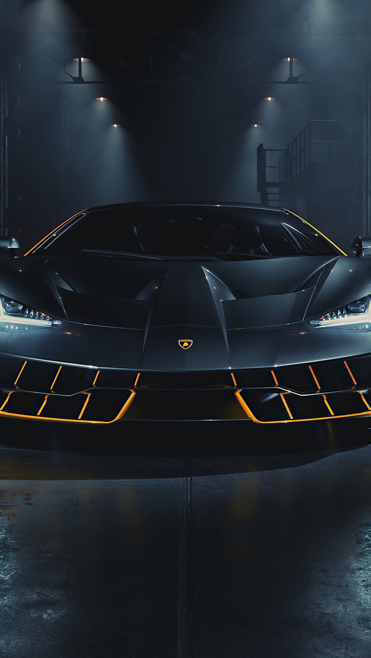 Lamborghini Centenario negro