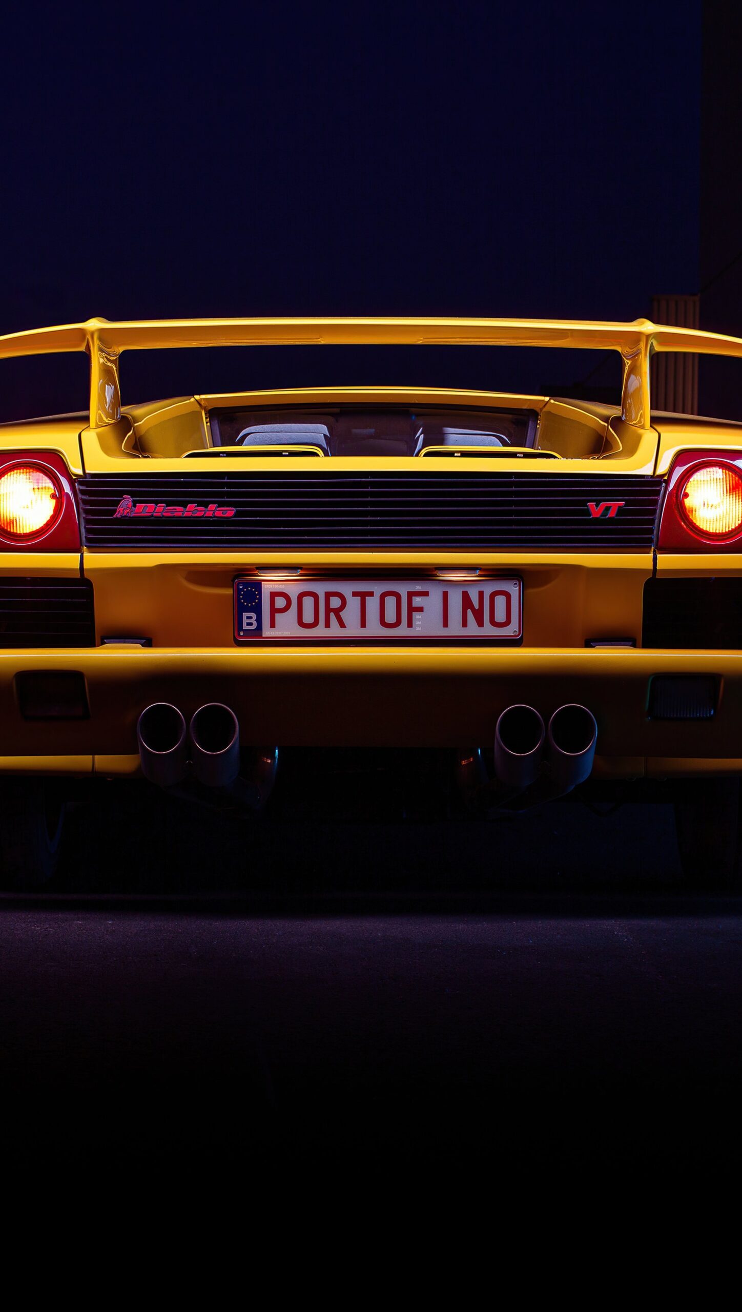 Lamborghini Diablo parte posterior