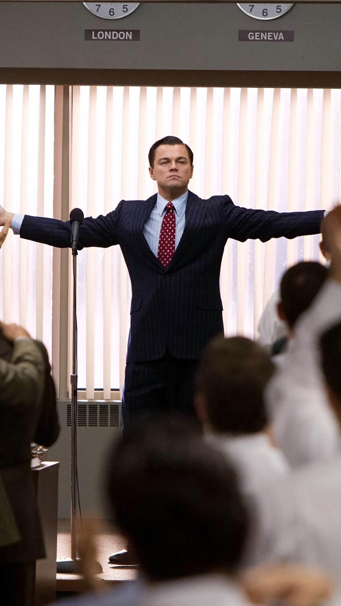 Leonardo DiCaprio en El lobo de Wall Street