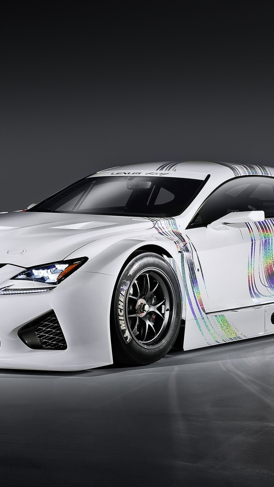 Lexus RC F GT3 Concept blanco