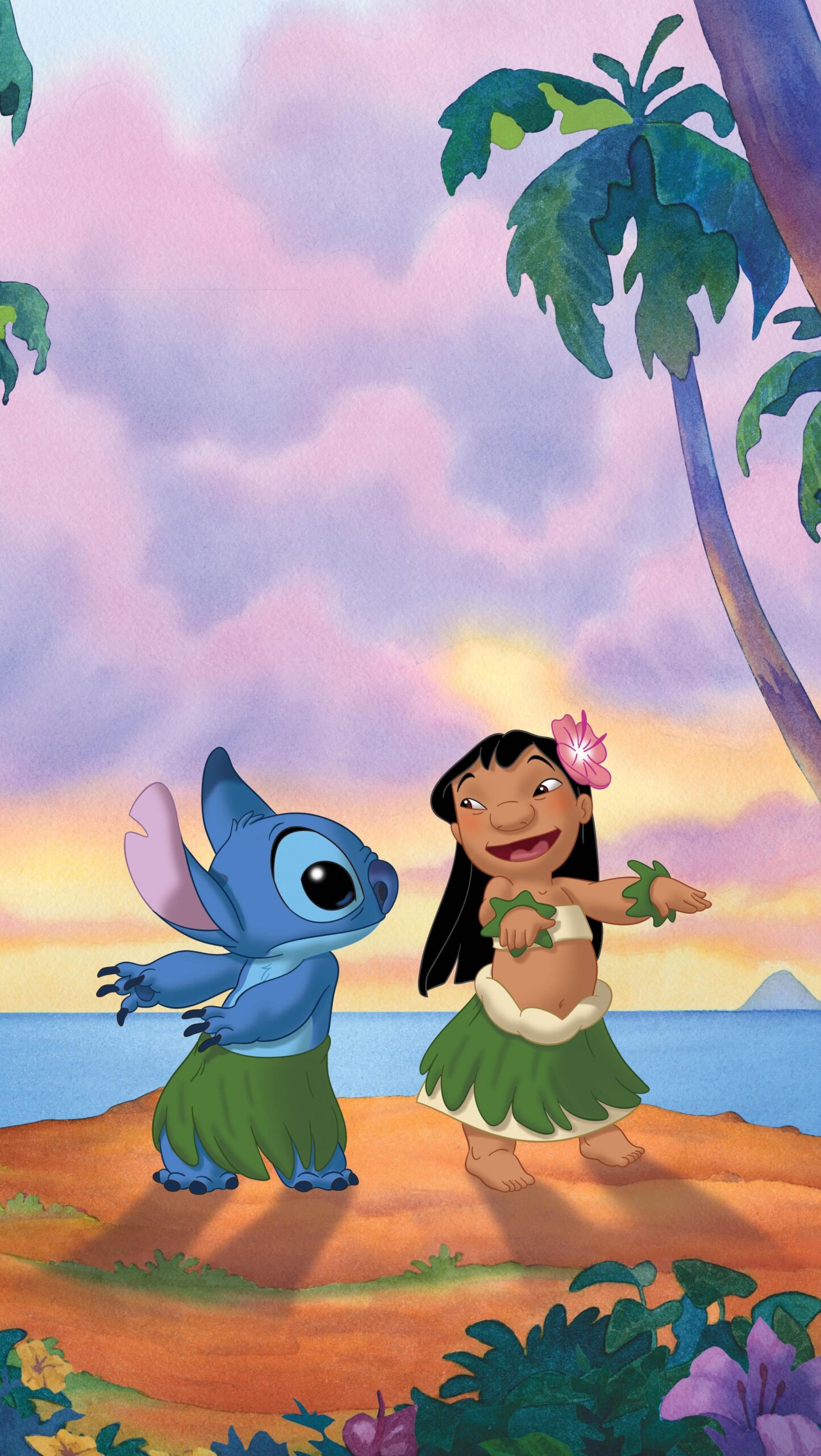 Lilo y Stitch bailando