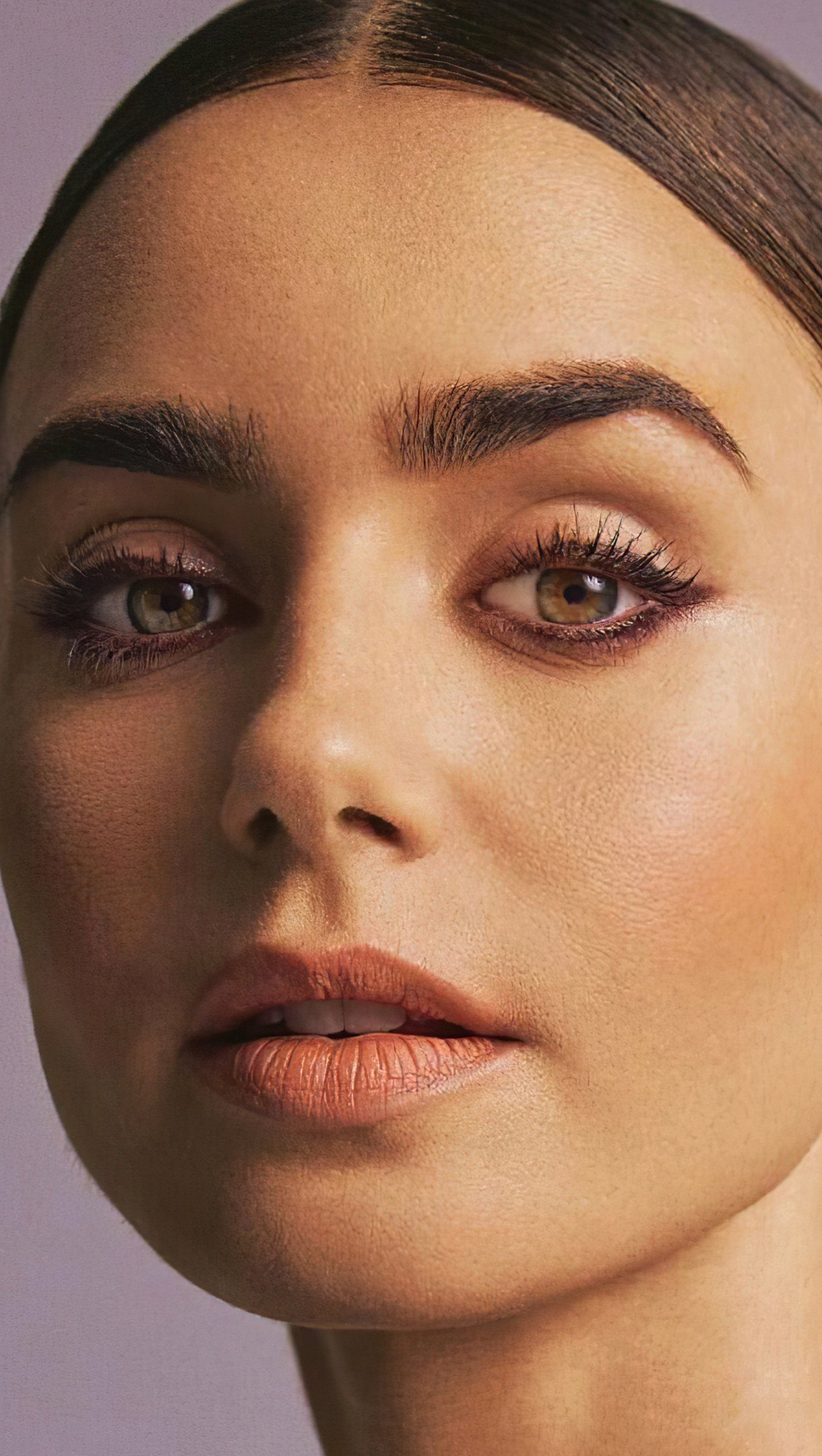 Lily Collins para revista Grazia Italia