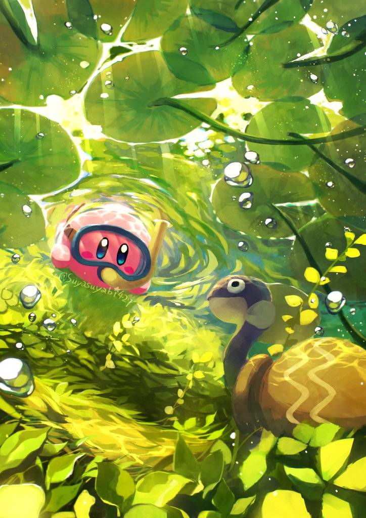 Lindo Kirby explorando en pantano