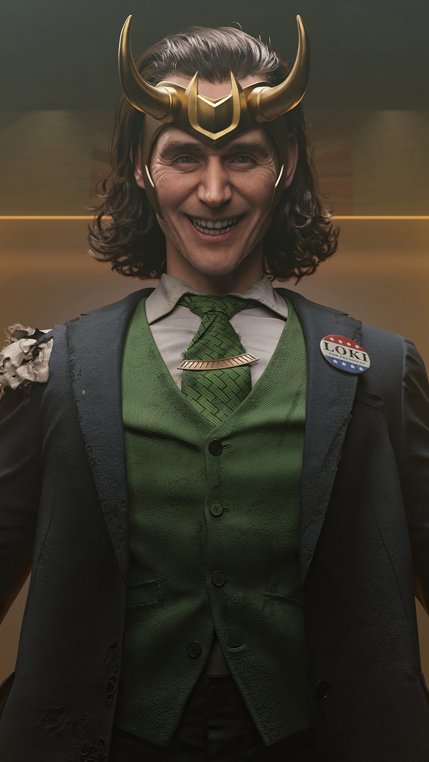 Loki sonriendo