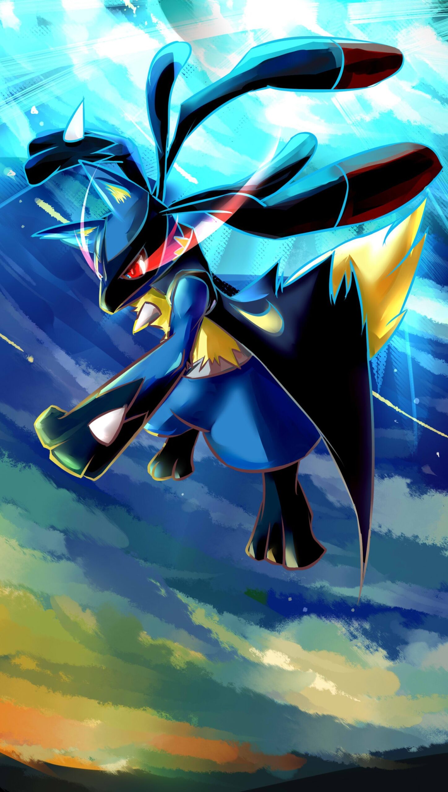 Lucario vs Blaziken Pokémon