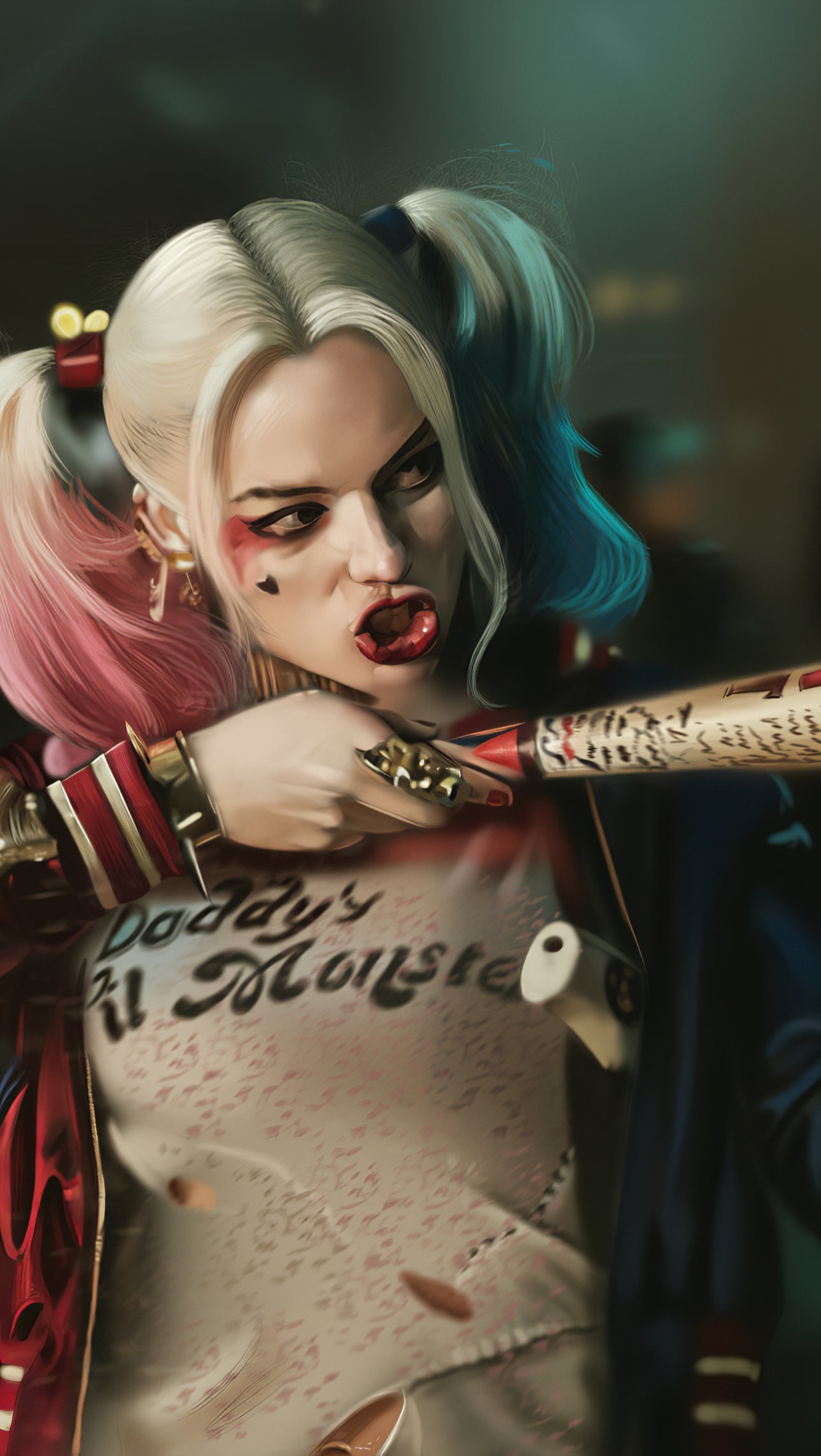 Margot Robbie como Harley Quinn Fanart