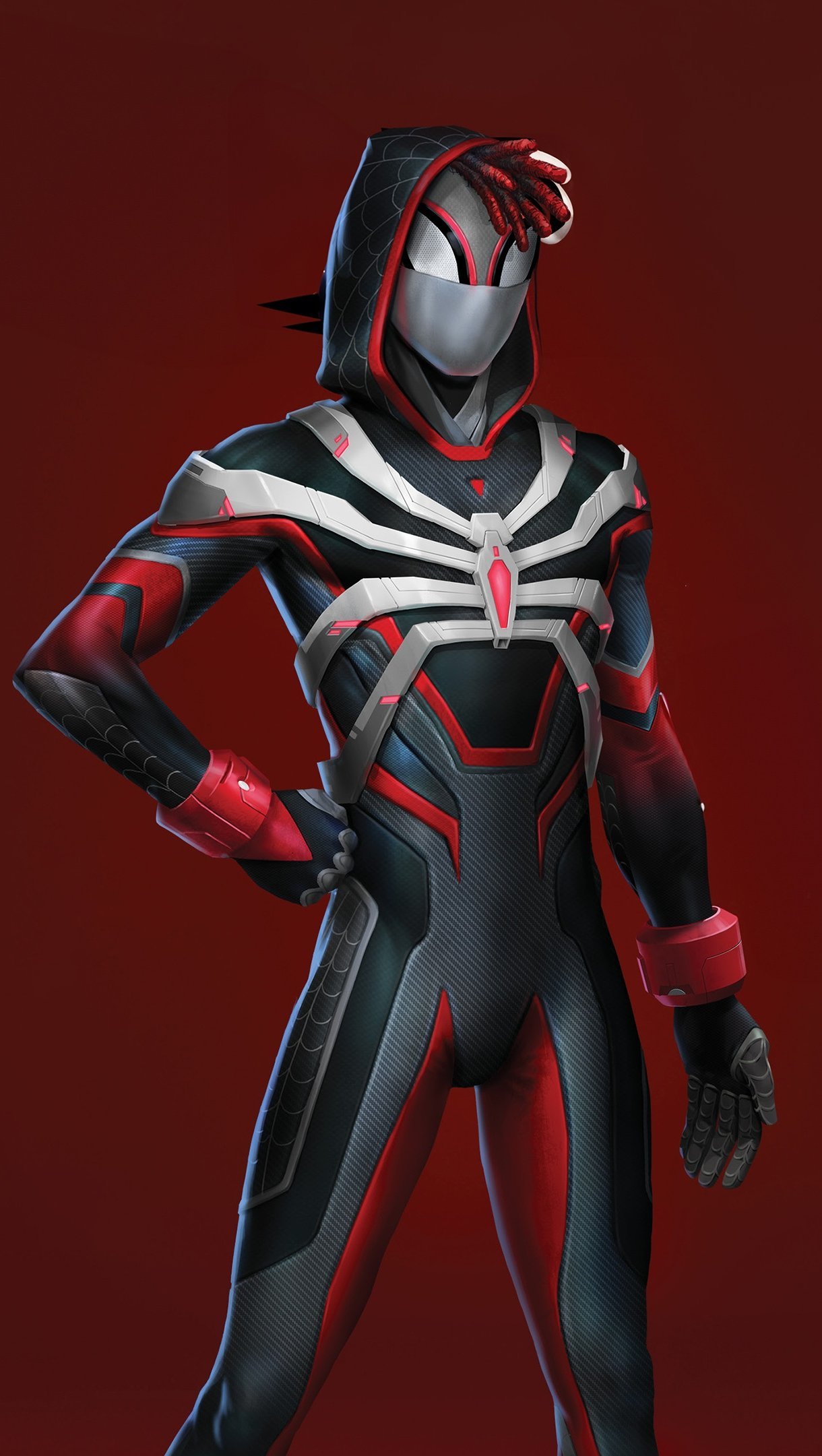 Marvels Spider Man 2 Red Spectre Suit