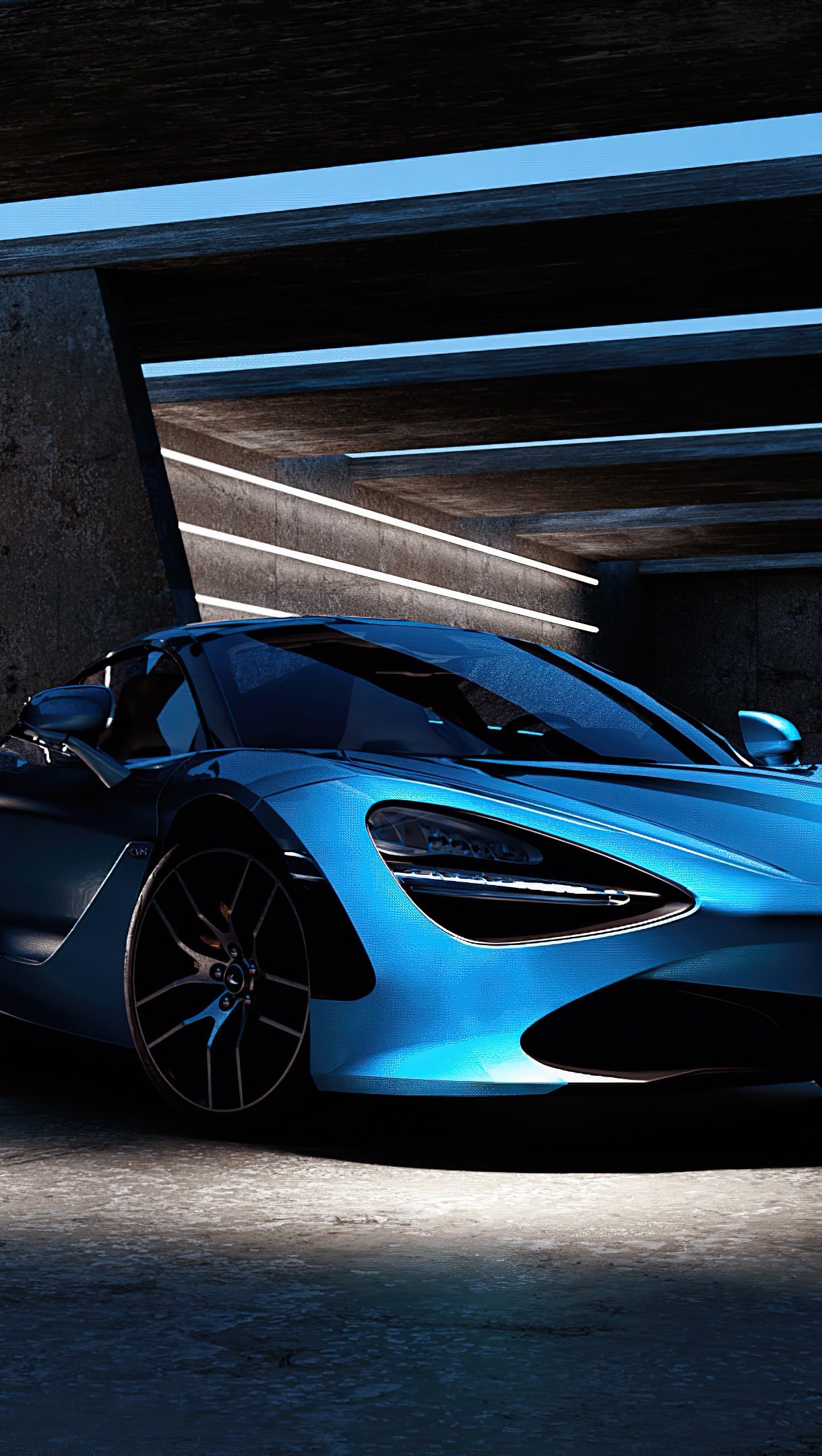 Mclaren azul 2020