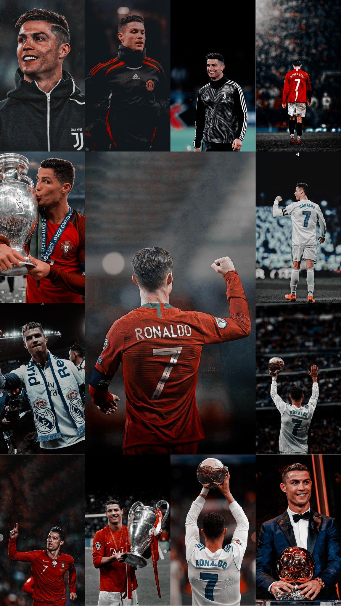 Mega Collage Cristiano Ronaldo Portugal