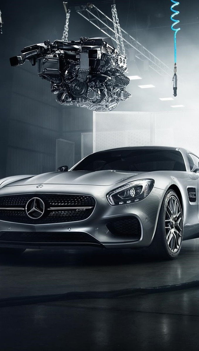 Mercedes Benz AMG GT S gris