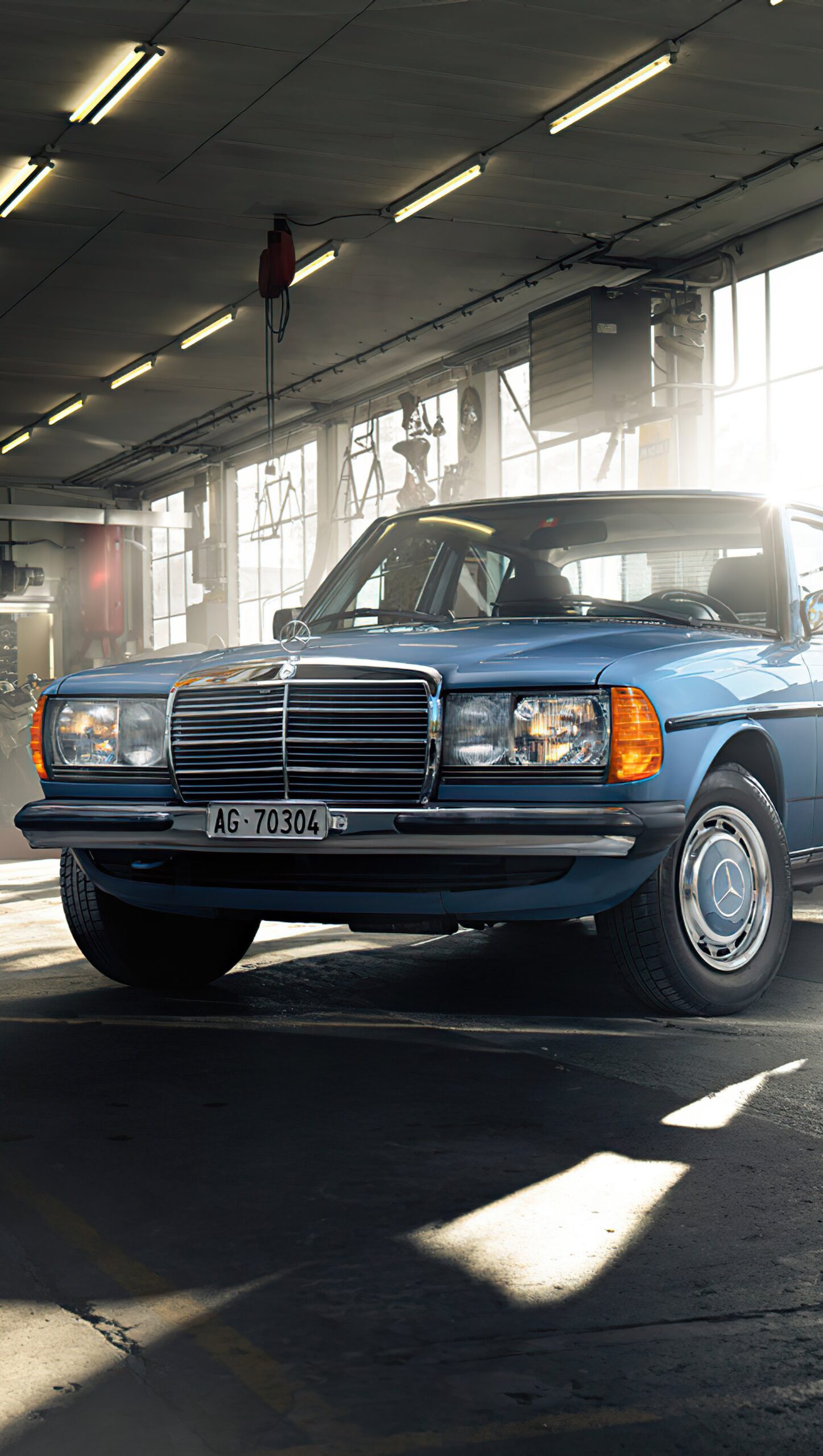 Mercedes Benz W123 carro clásico