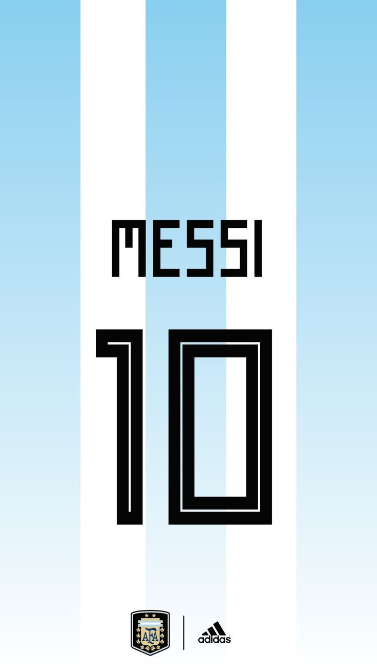 Messi Camiseta de Argentina Fondo para celular