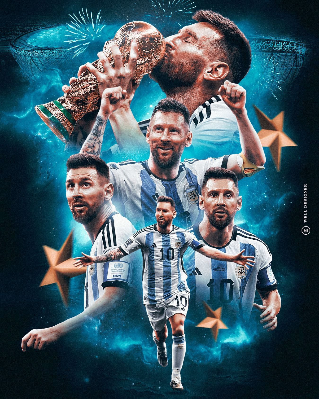 Messi Campeón del mundo con Argentina