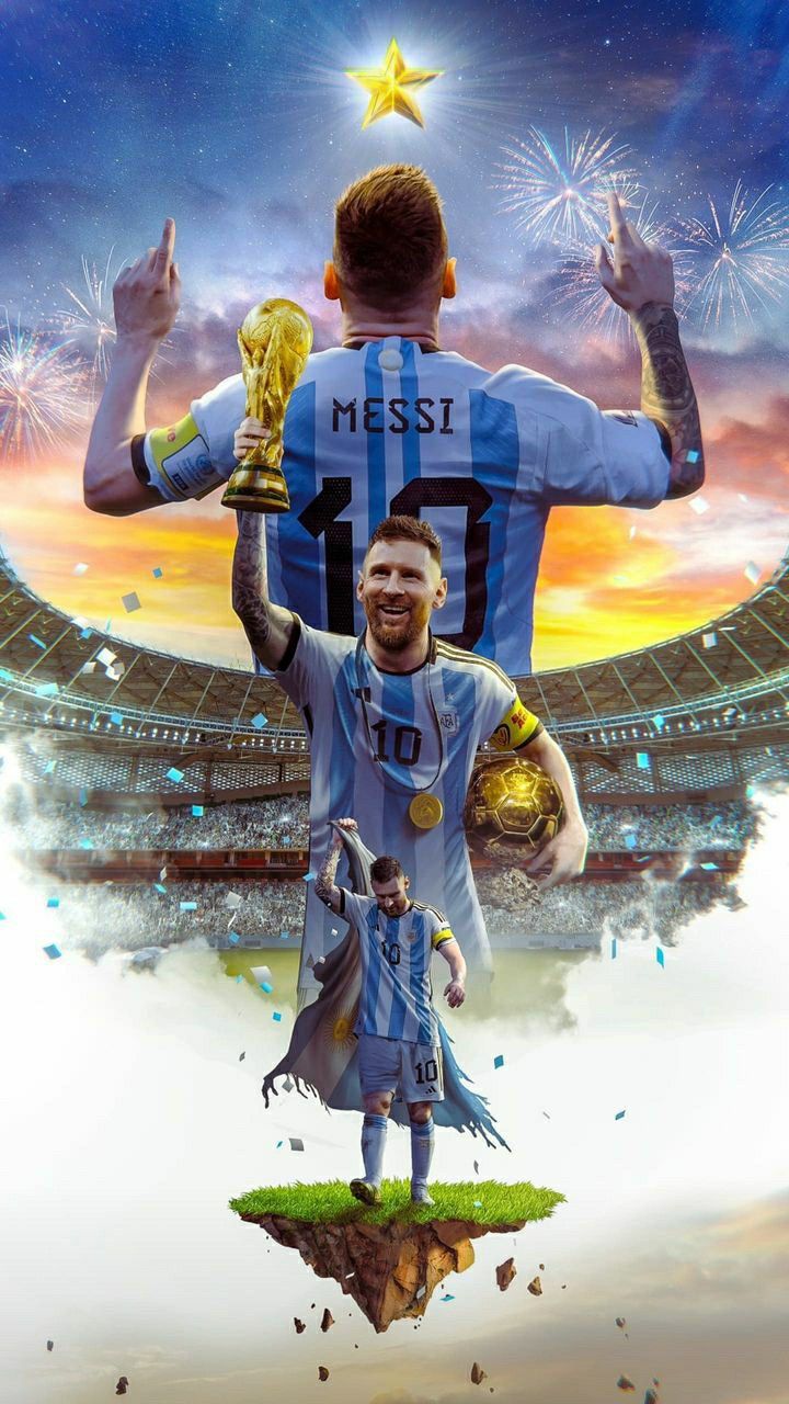 Messi Mundial 2022 campeón