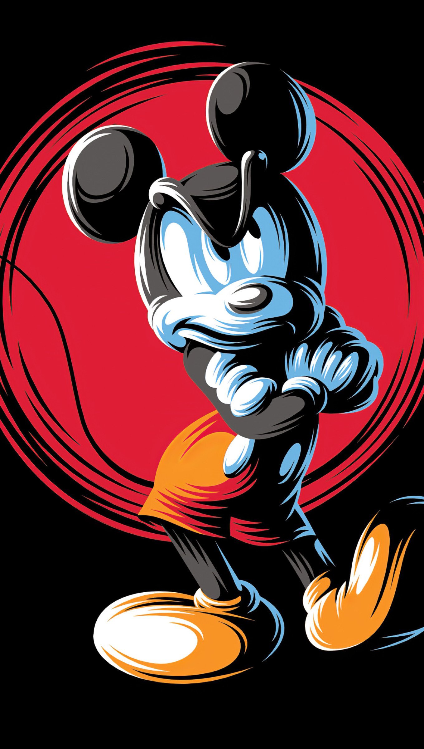 Mickey Mouse enojado