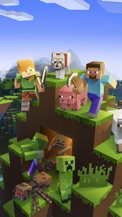 Minecraft fondo para iPhone