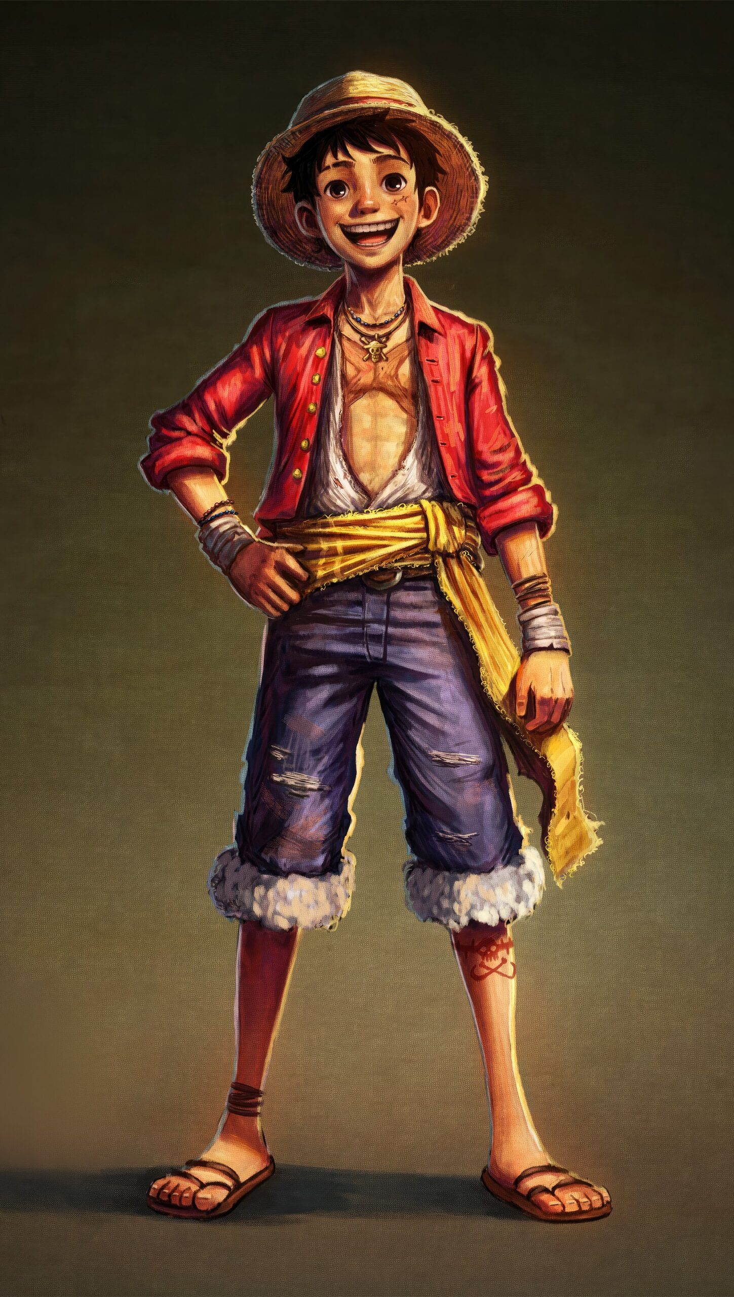 Monkey D Luffy de One Piece