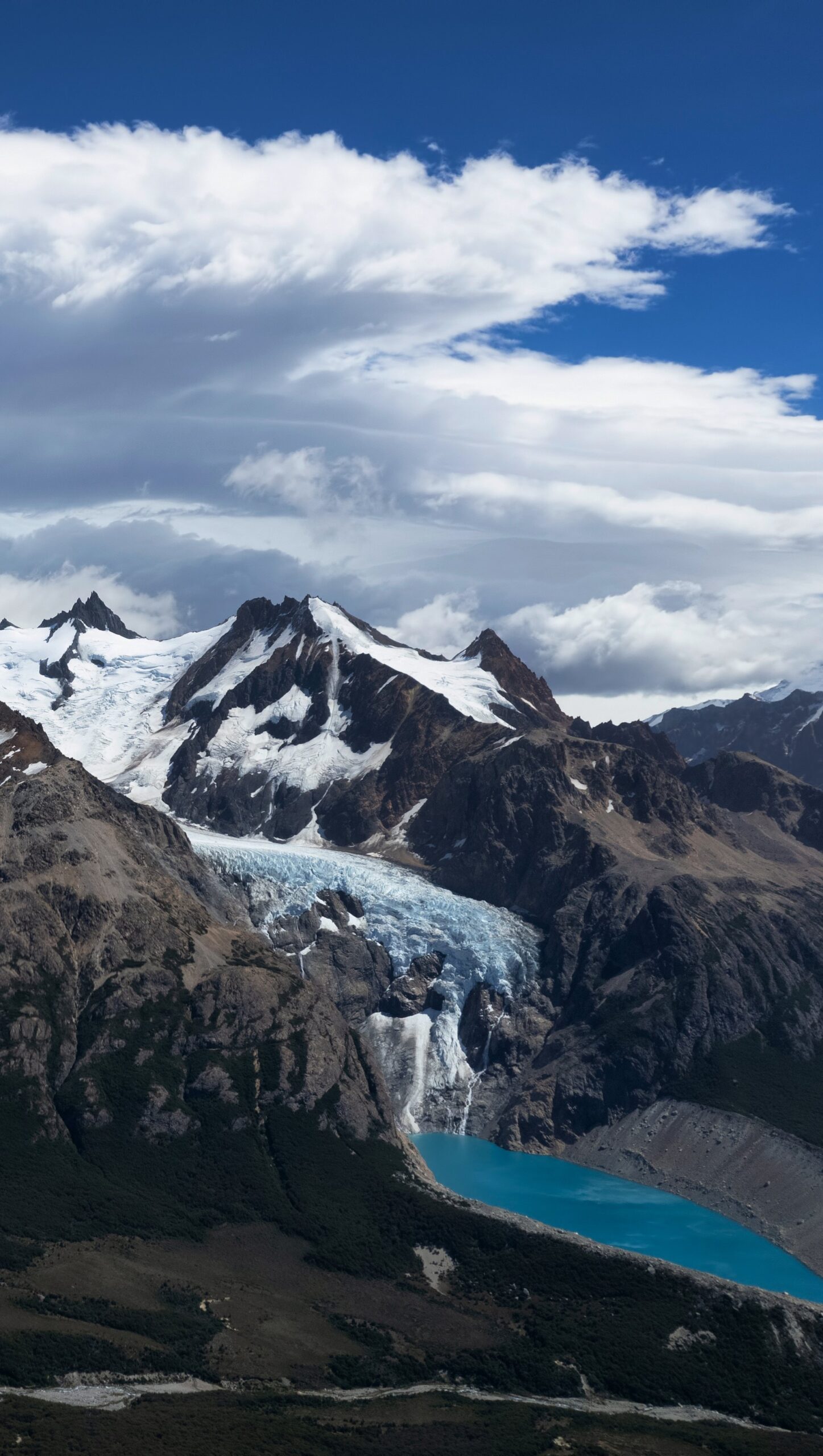 Montañas de Patagonia en Argentina