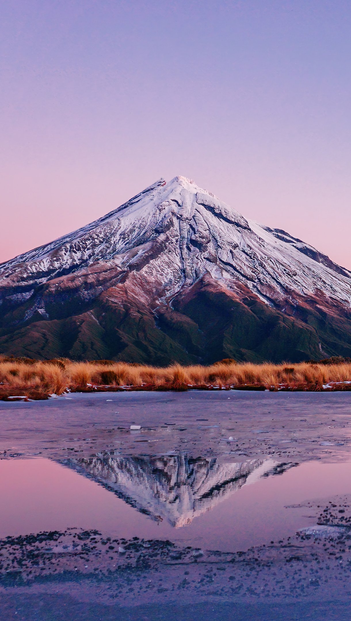 Monte Taranaki en Nueva Zelanda