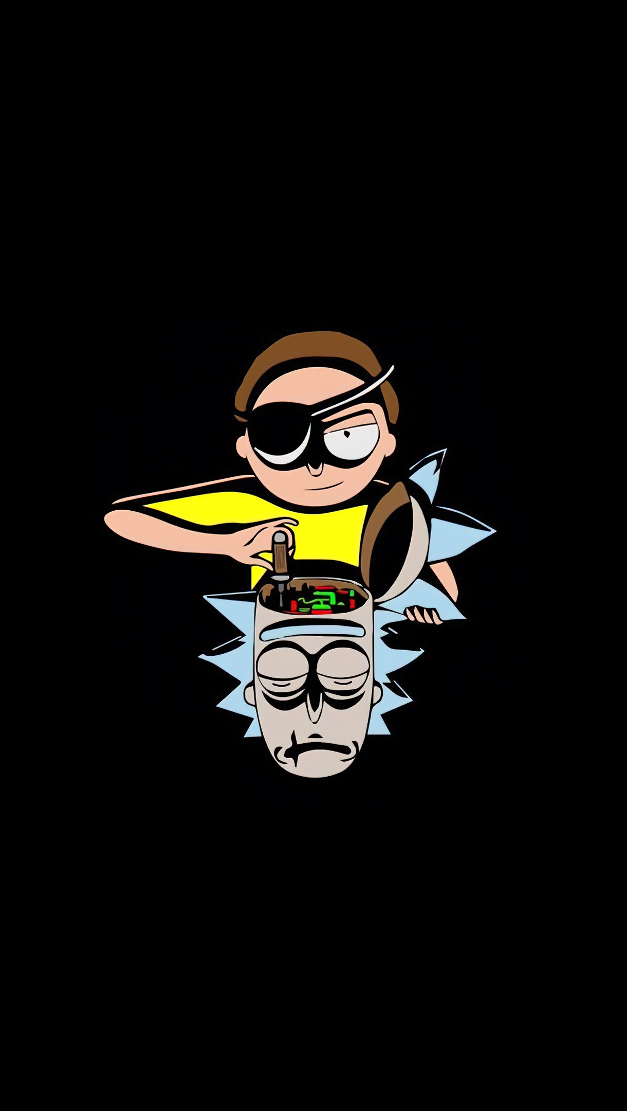 Morty malvado Minimalista