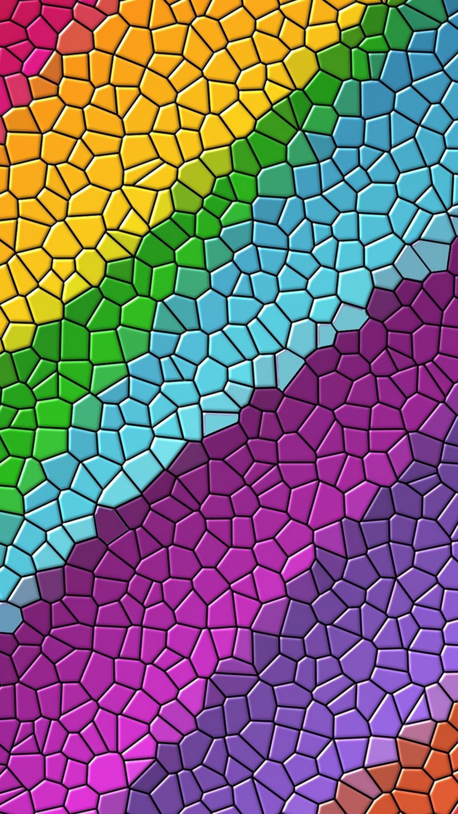 Mosaico digital de colores