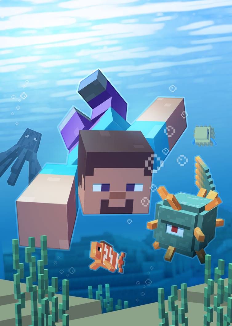 Mundo acuatico Minecraft