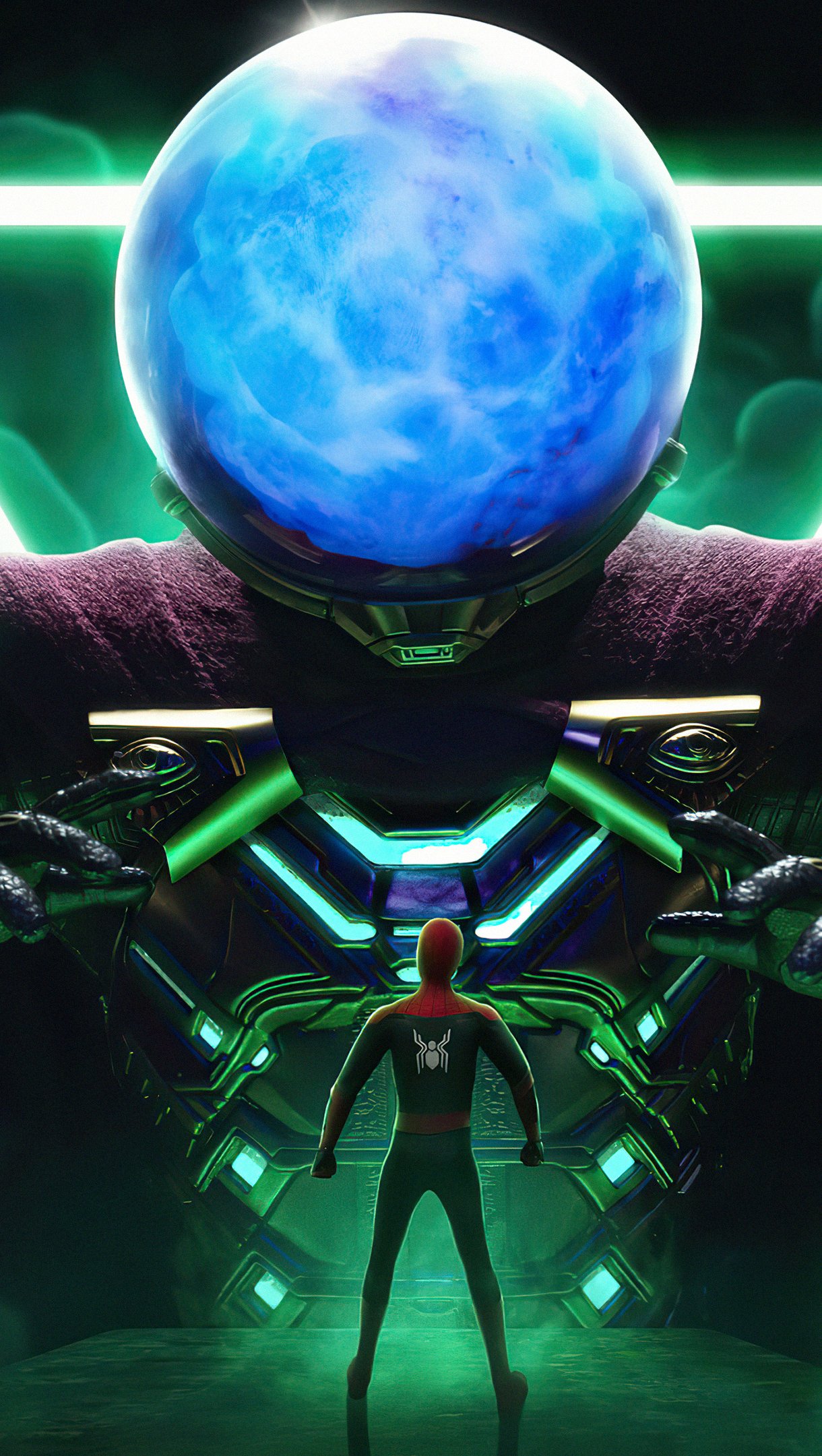 Mysterio y Spider Man Fan Art