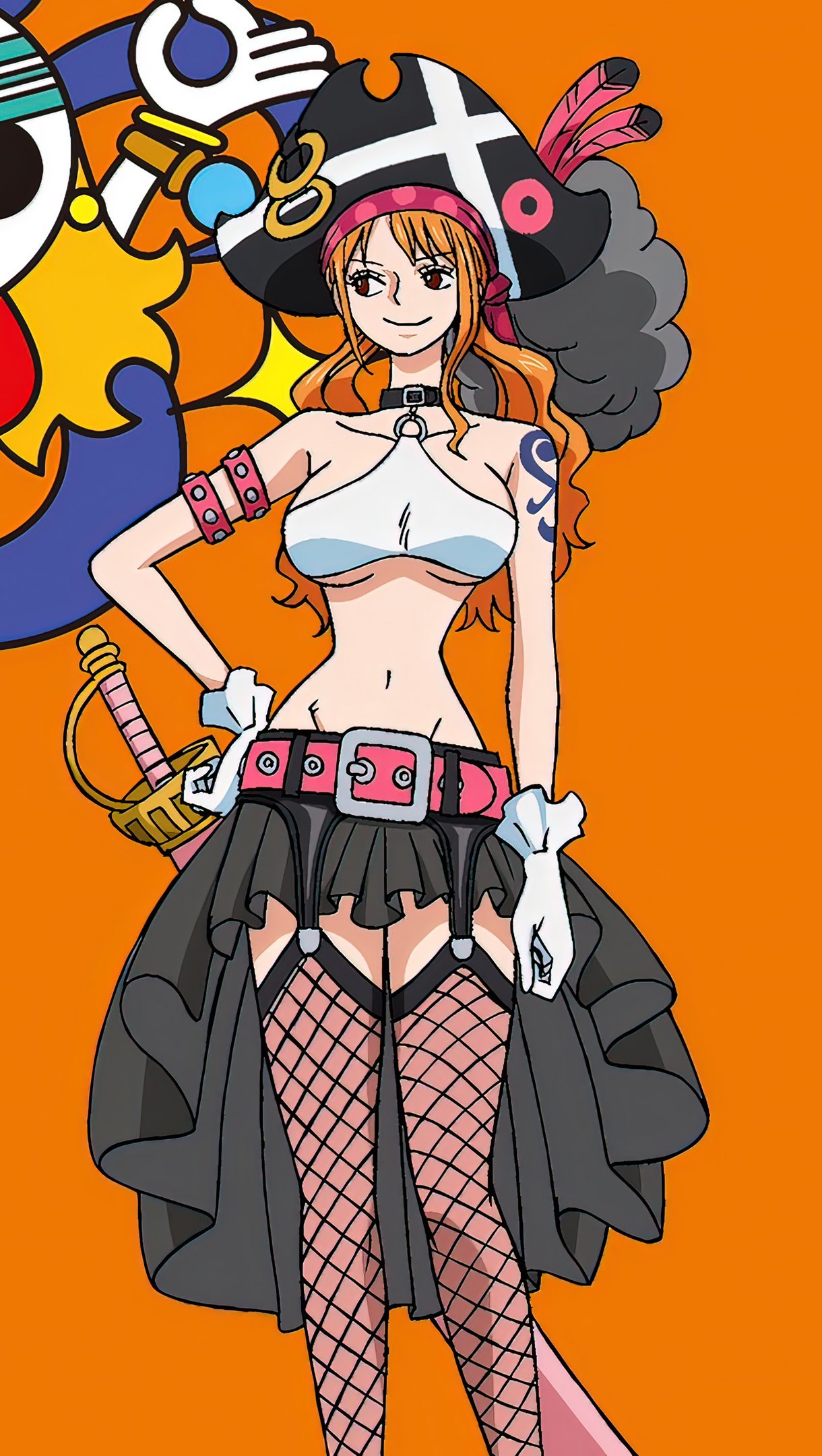 Nami One Piece Red