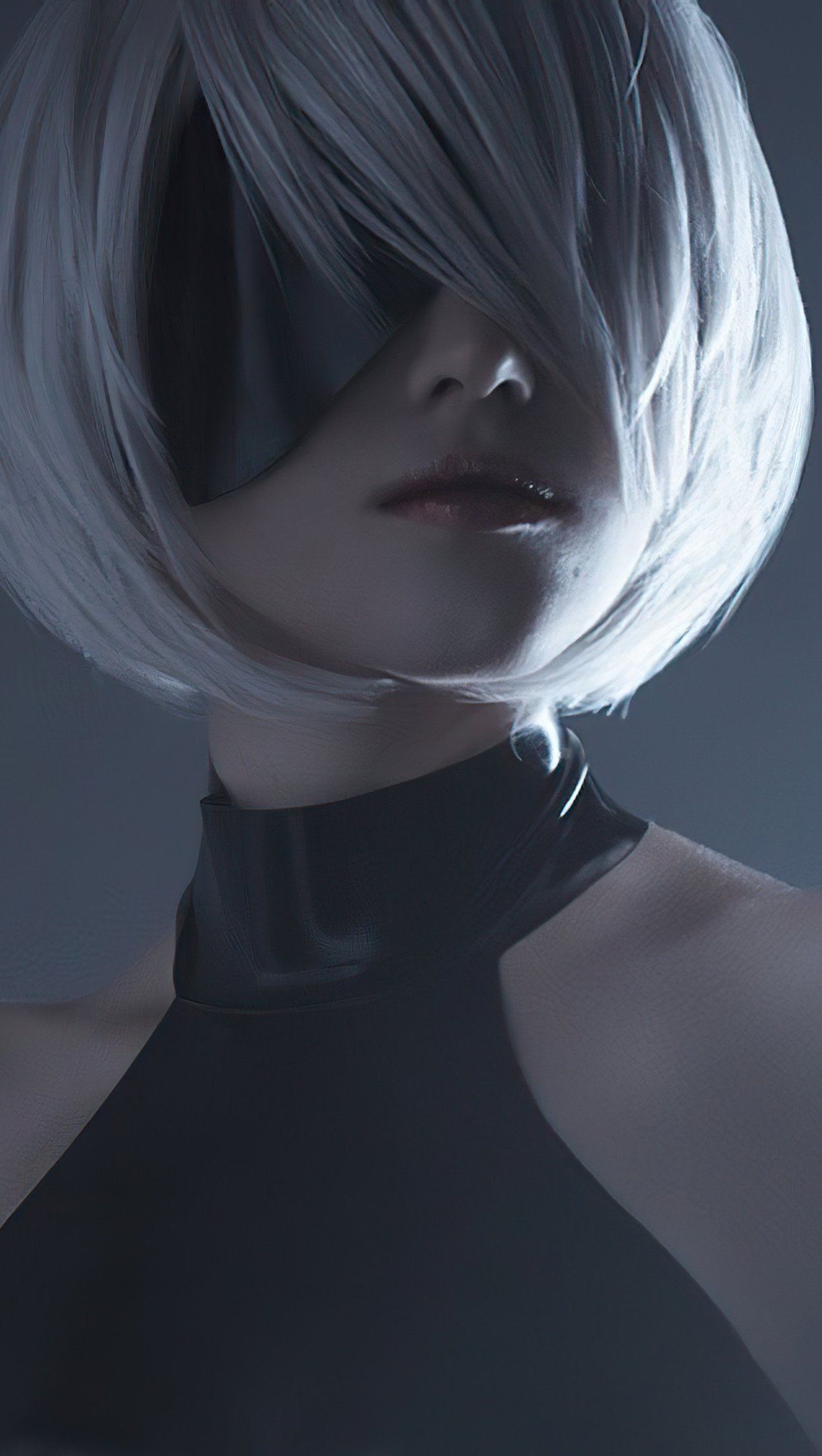 Nier Automata con cabello corto