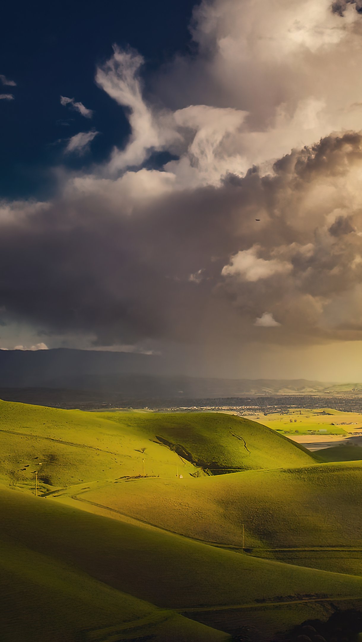 Nubes sobre valle