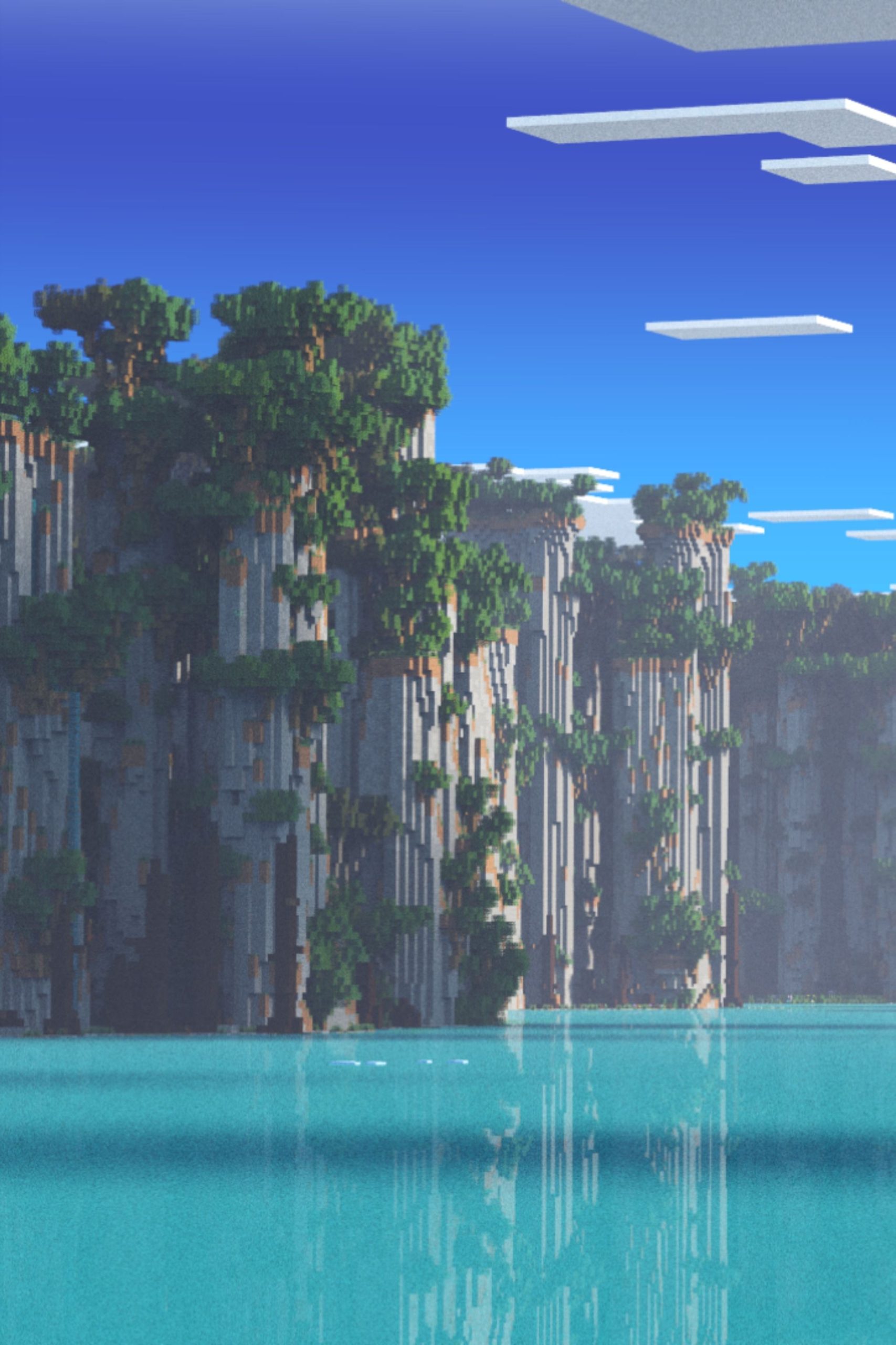 Paisaje Minecraft increíble