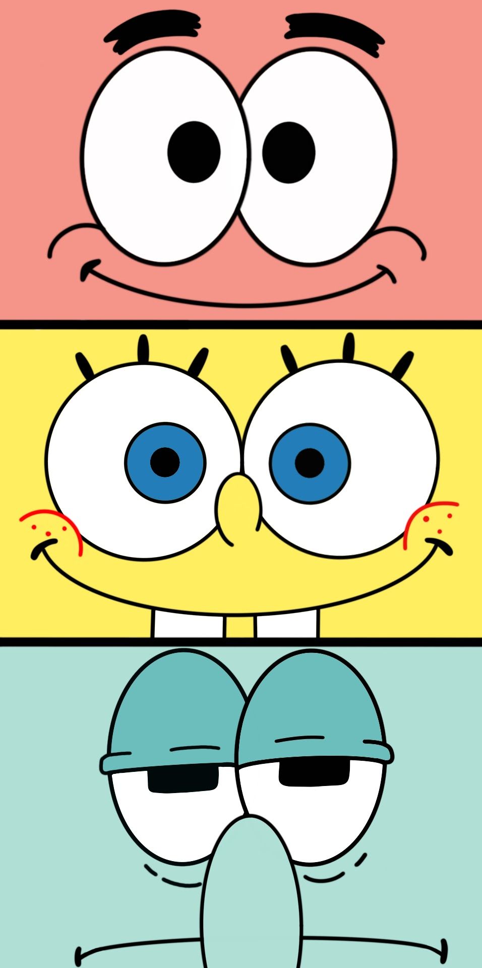 Patricio Calamardo y Bob Esponja