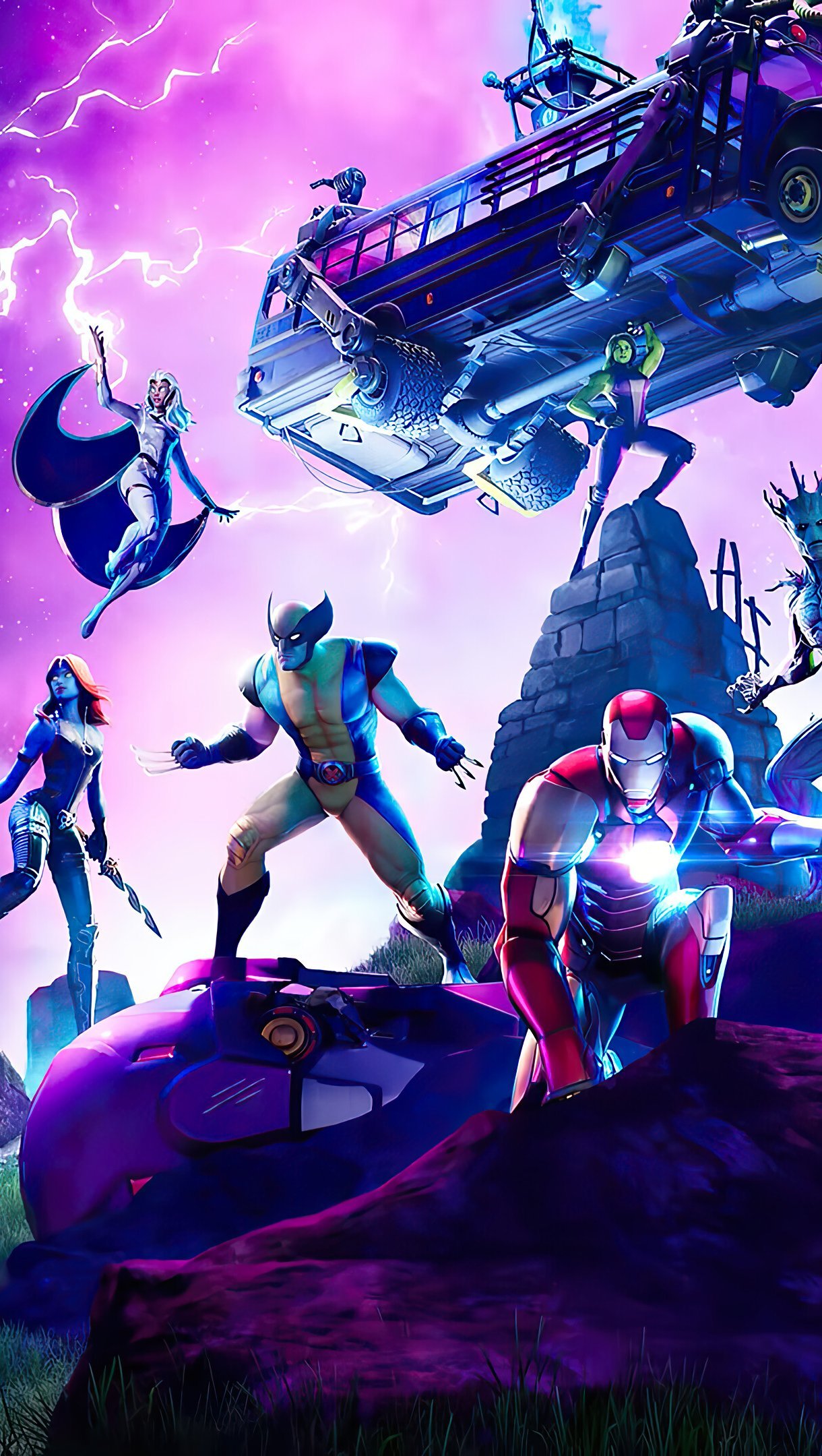 Personajes de Marvel en Fortnite