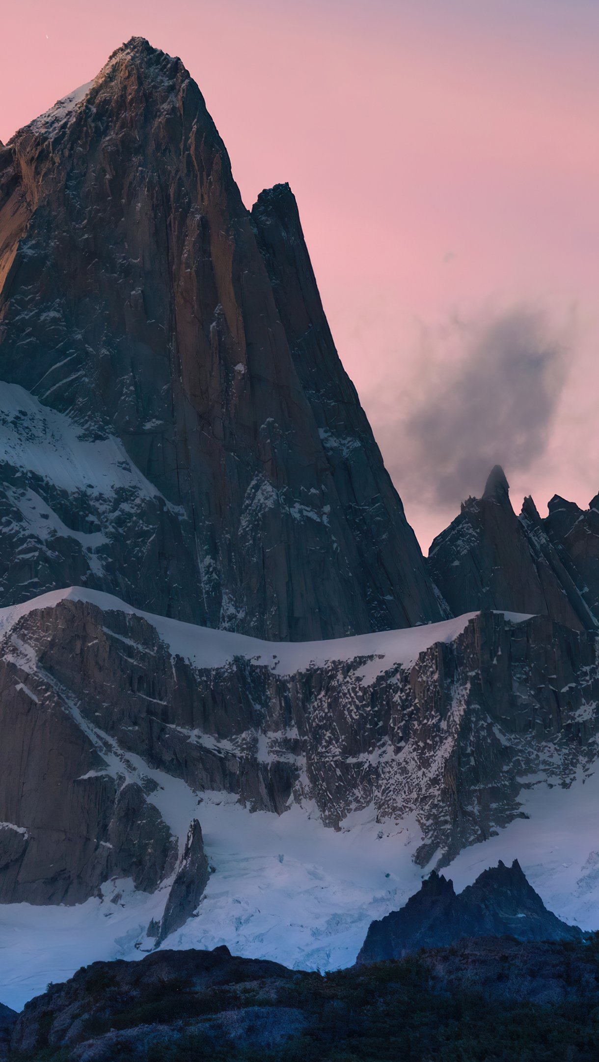 Picos de montaña en Argentina