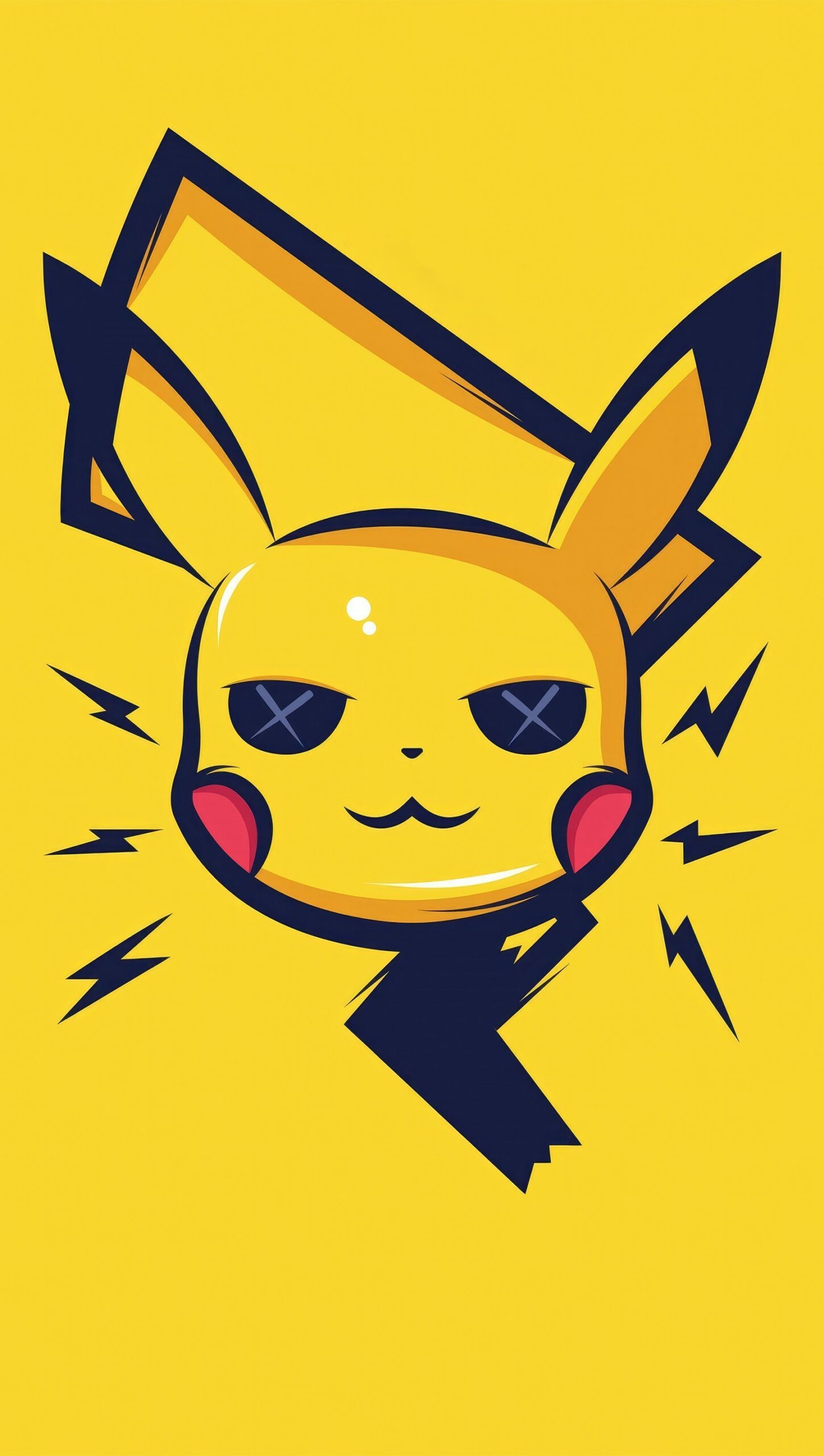 Pikachu abstracto minimalista