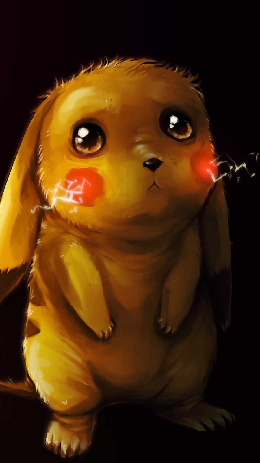 Pikachu triste fanart